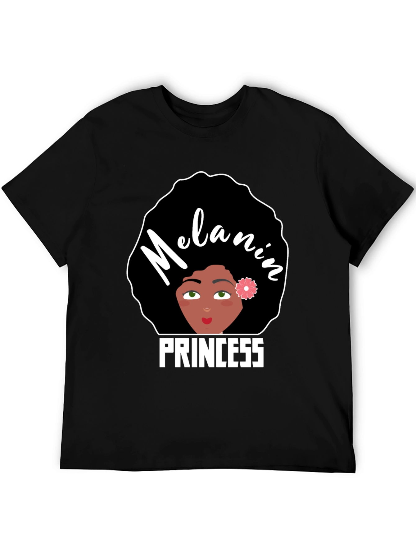 Melanin Princess Graphic Tee - Black Pride