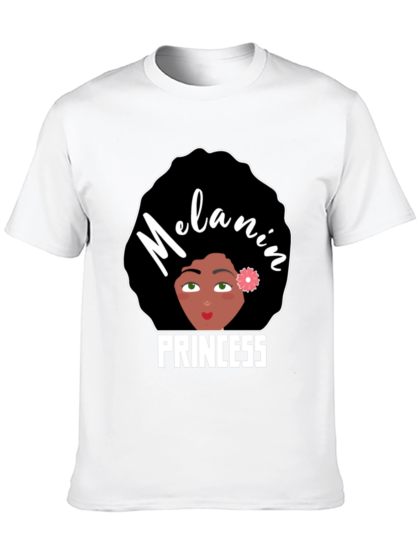 Melanin Princess Graphic Tee - Black Pride