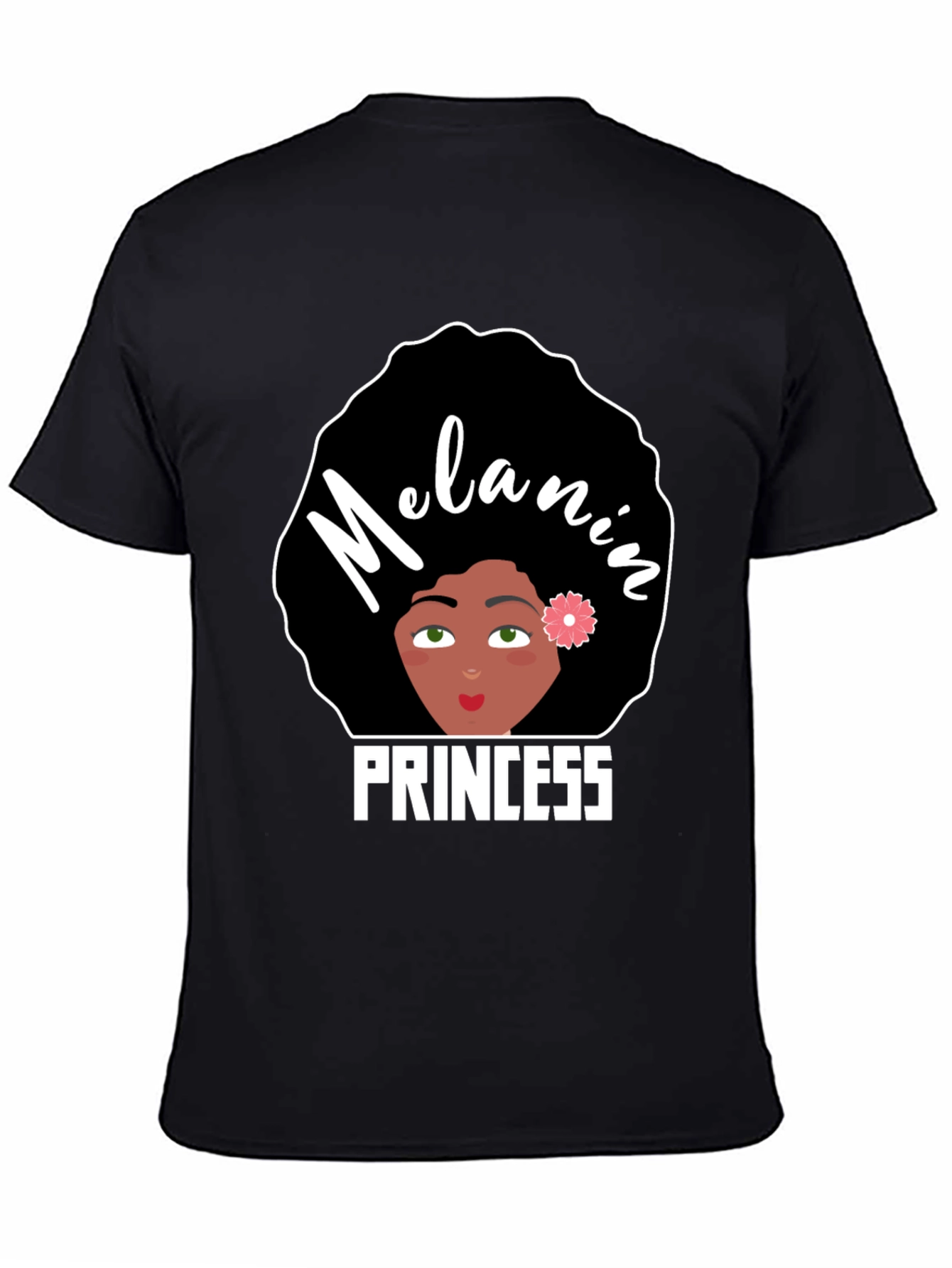 Melanin Princess Graphic Tee - Black Pride