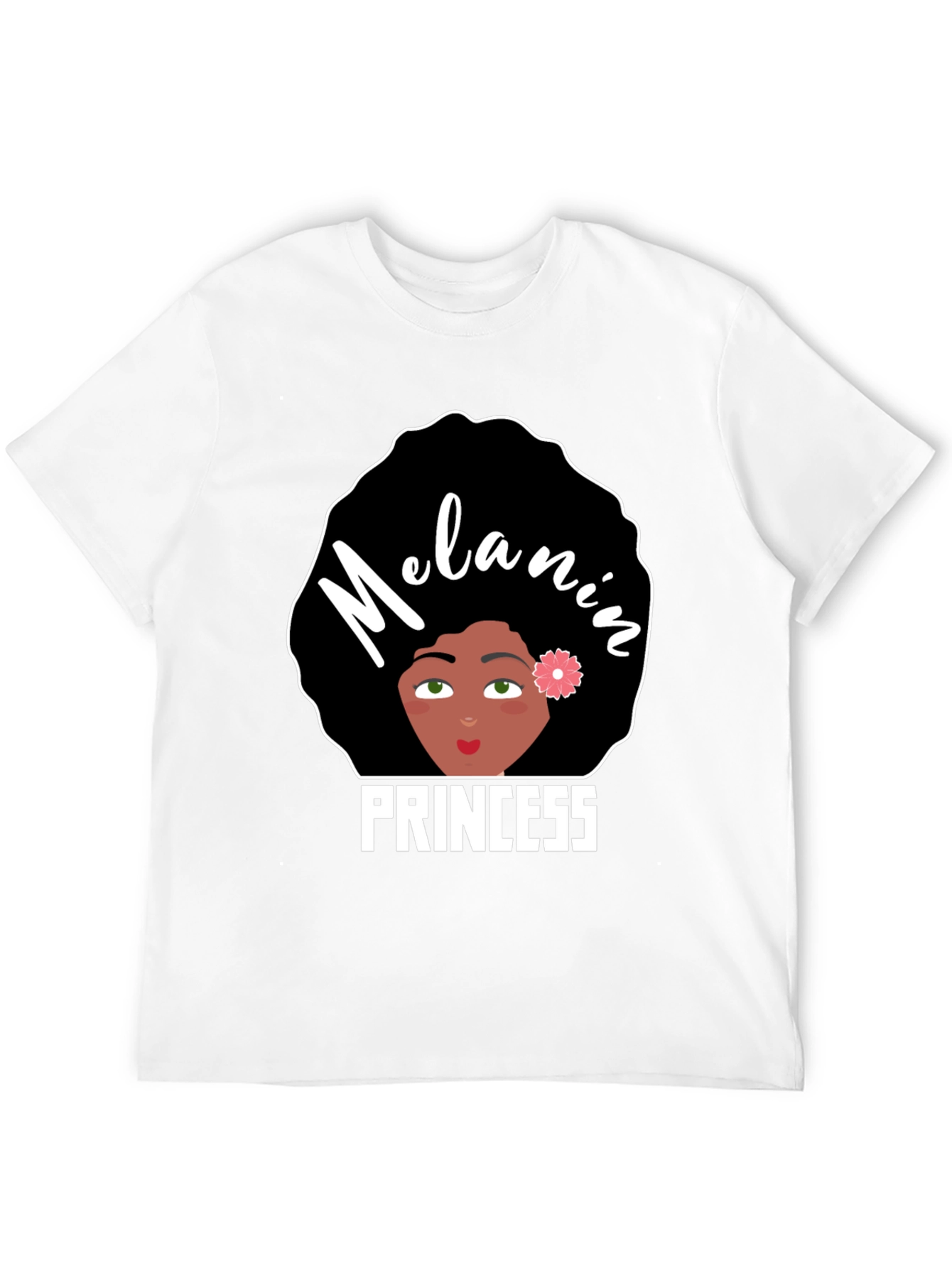 Melanin Princess Graphic Tee - Black Pride