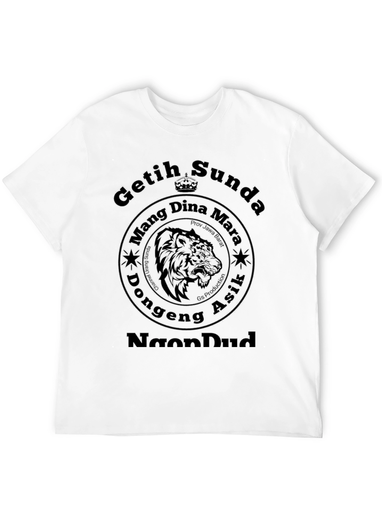 Getih Sunda Black T-Shirt