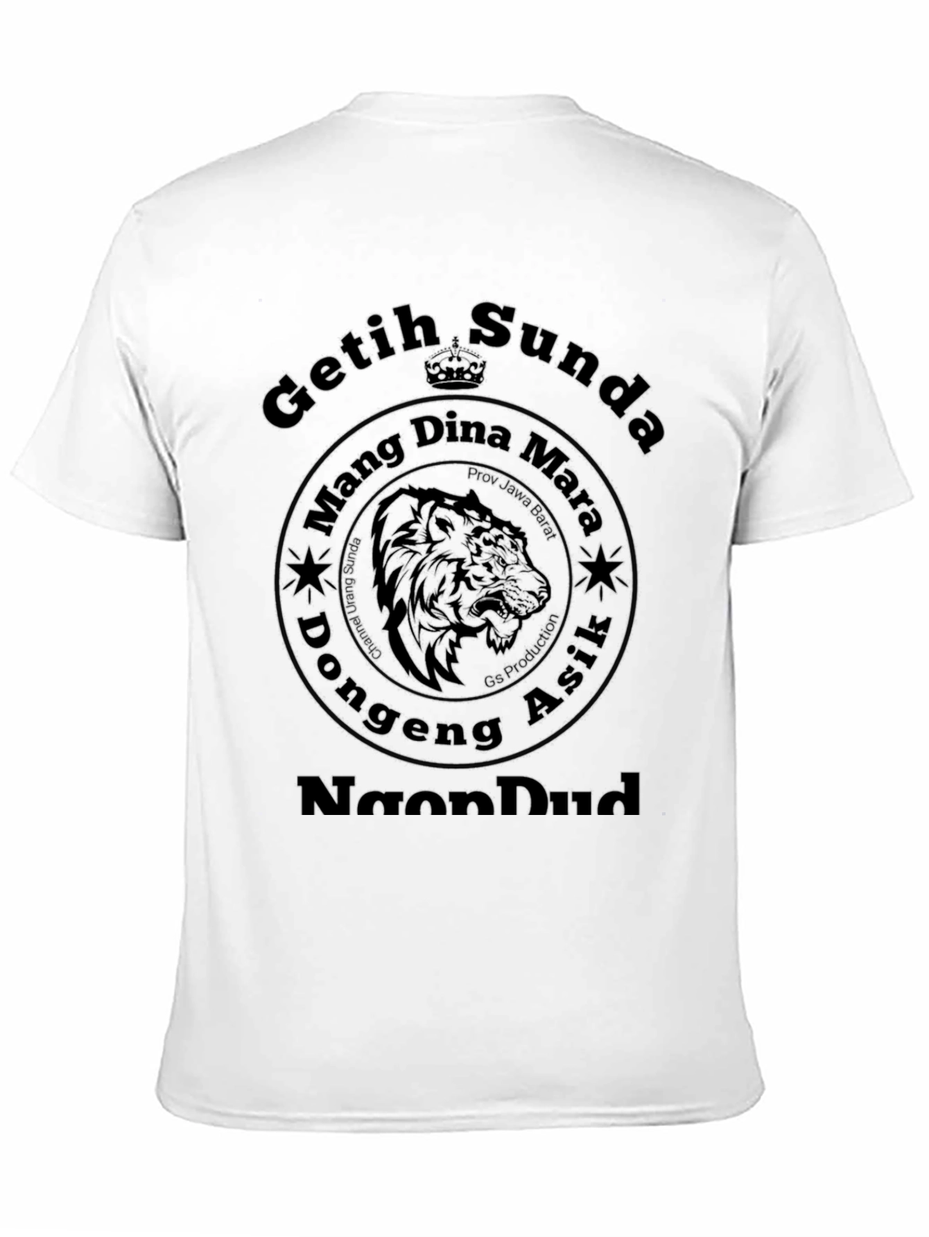 Getih Sunda Black T-Shirt