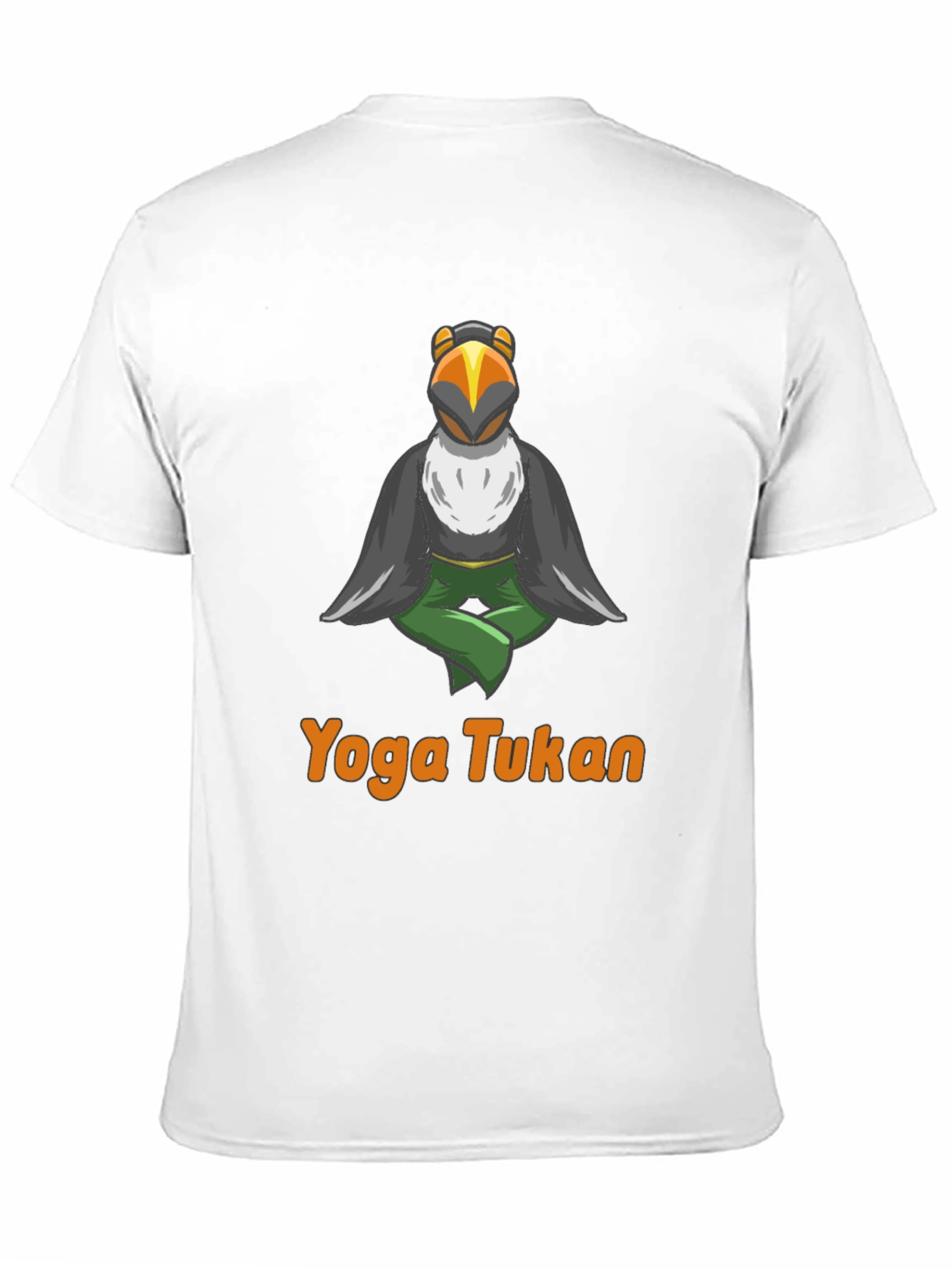 Yoga Tukan T-Shirt - Meditating Bird Design