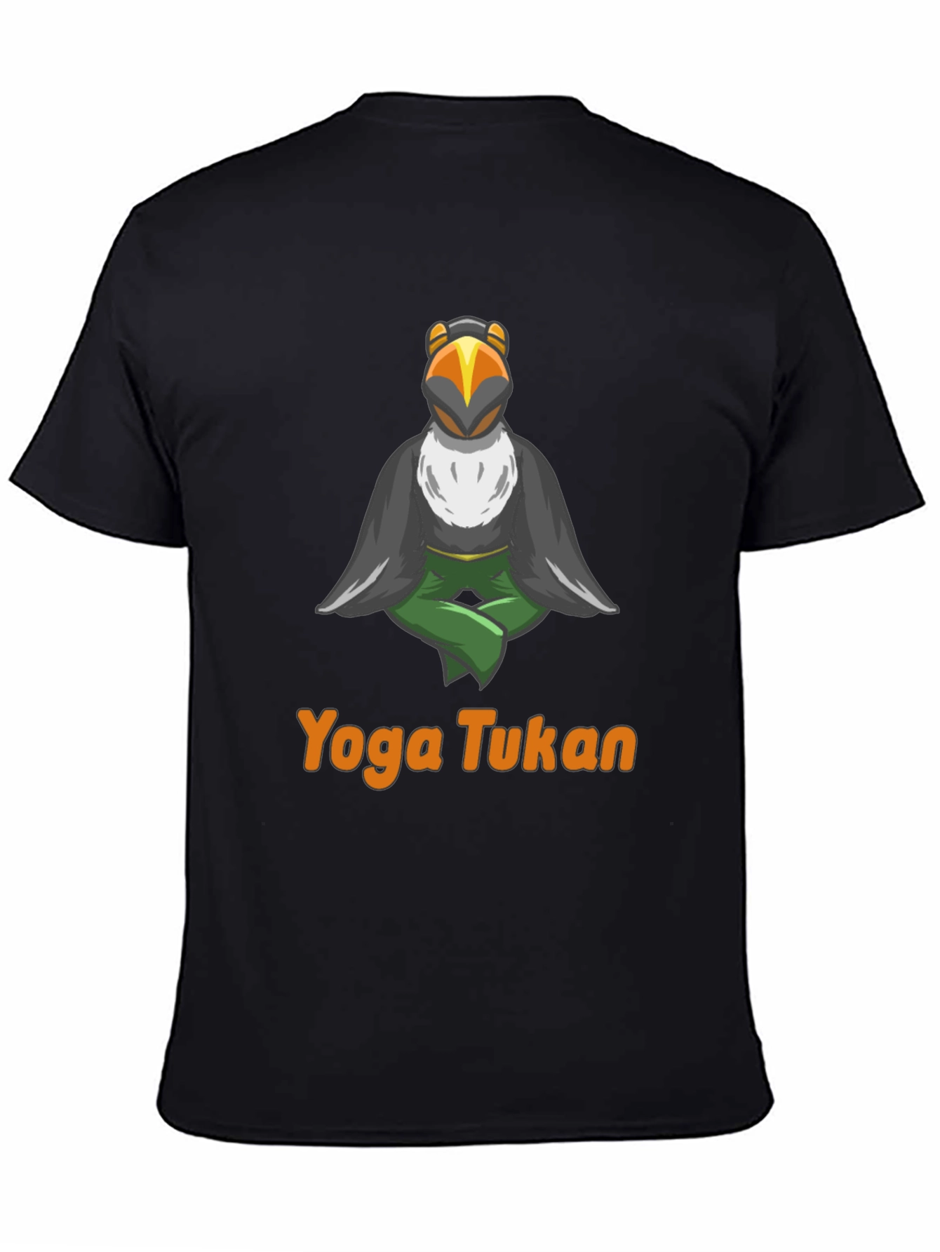 Yoga Tukan T-Shirt - Meditating Bird Design