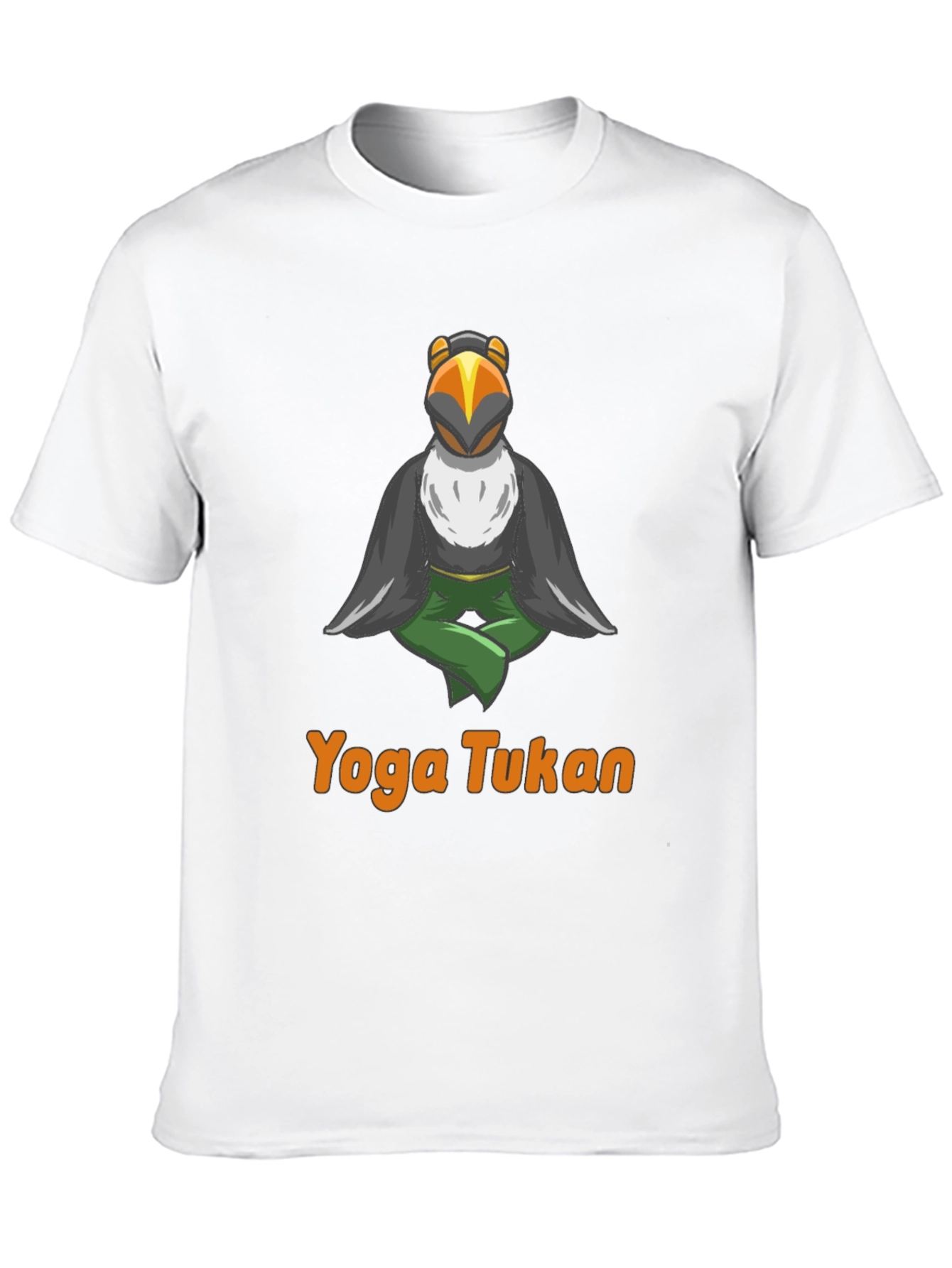 Yoga Tukan T-Shirt - Meditating Bird Design