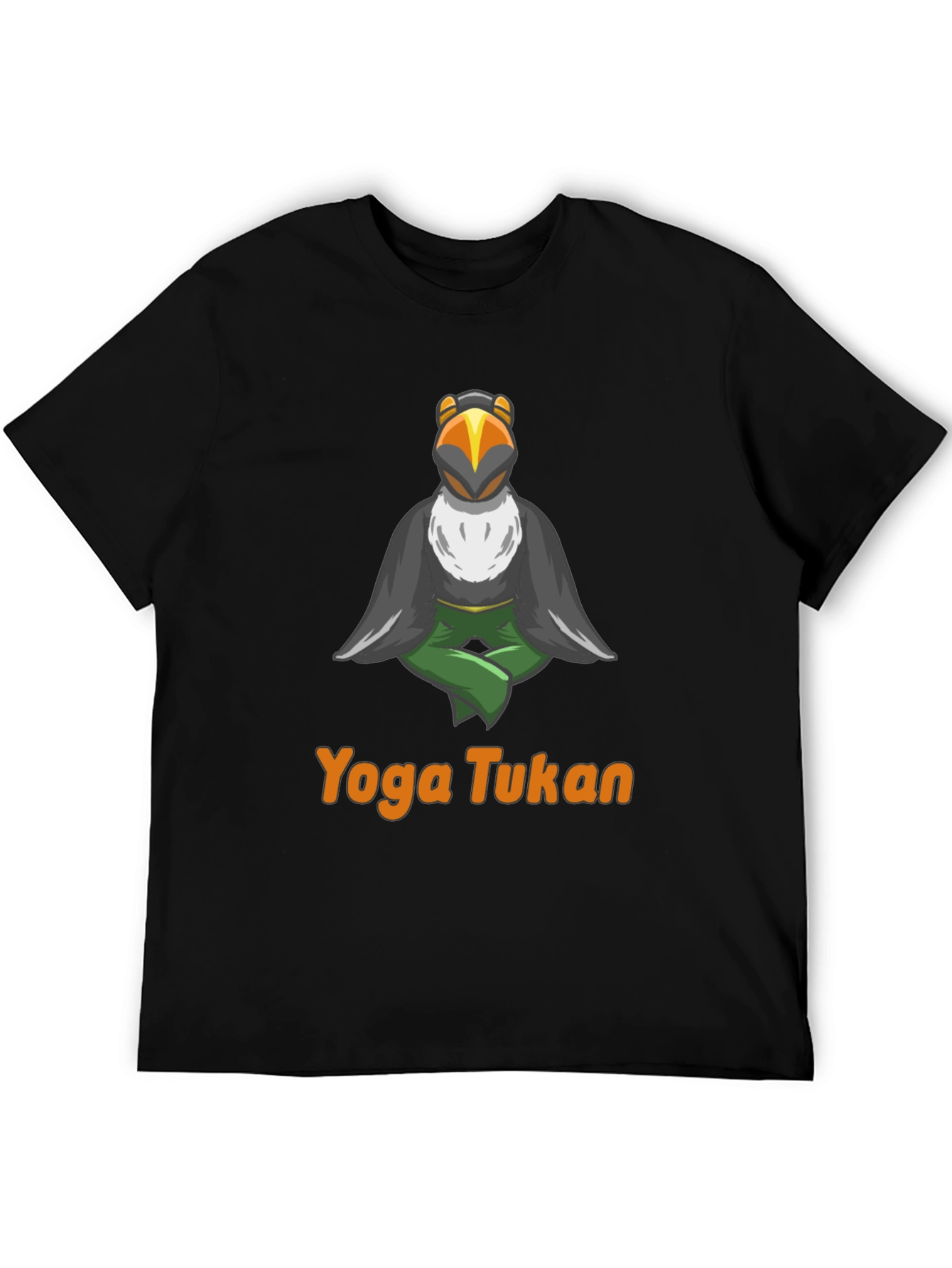 Yoga Tukan T-Shirt - Meditating Bird Design