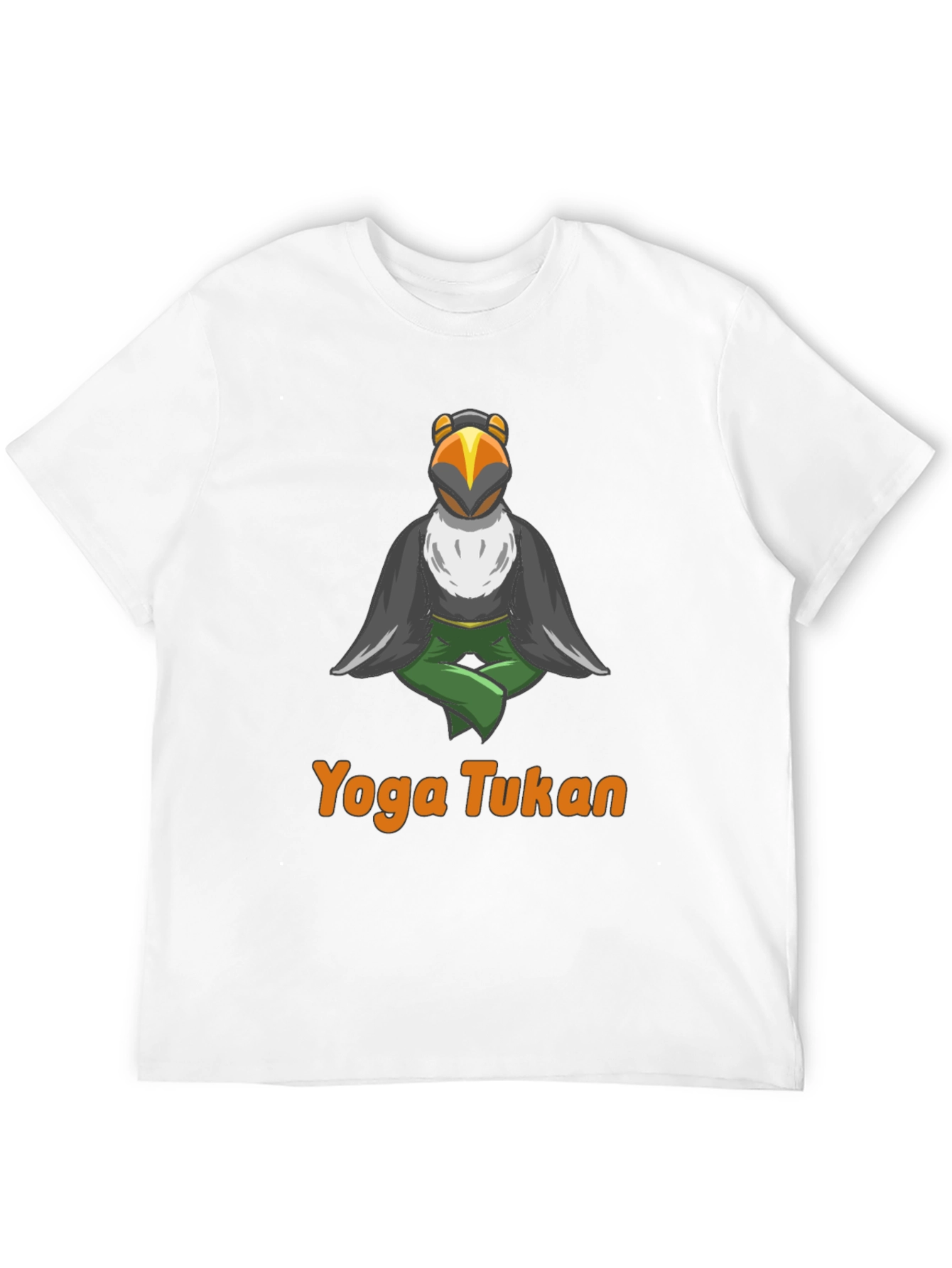 Yoga Tukan T-Shirt - Meditating Bird Design