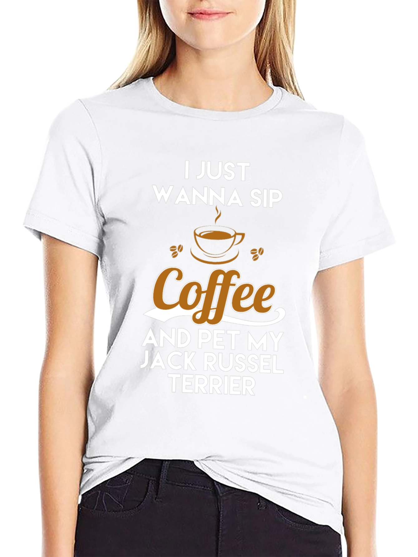 Coffee & Jack Russel Terrier T-Shirt