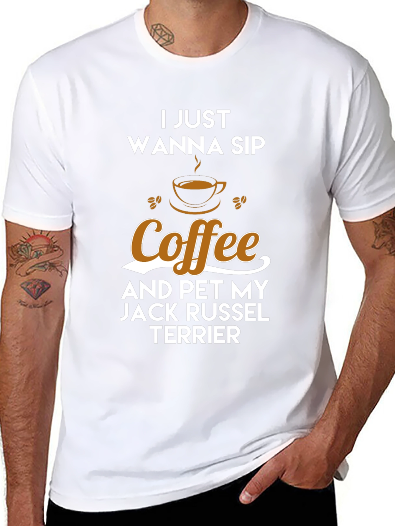 Coffee & Jack Russel Terrier T-Shirt