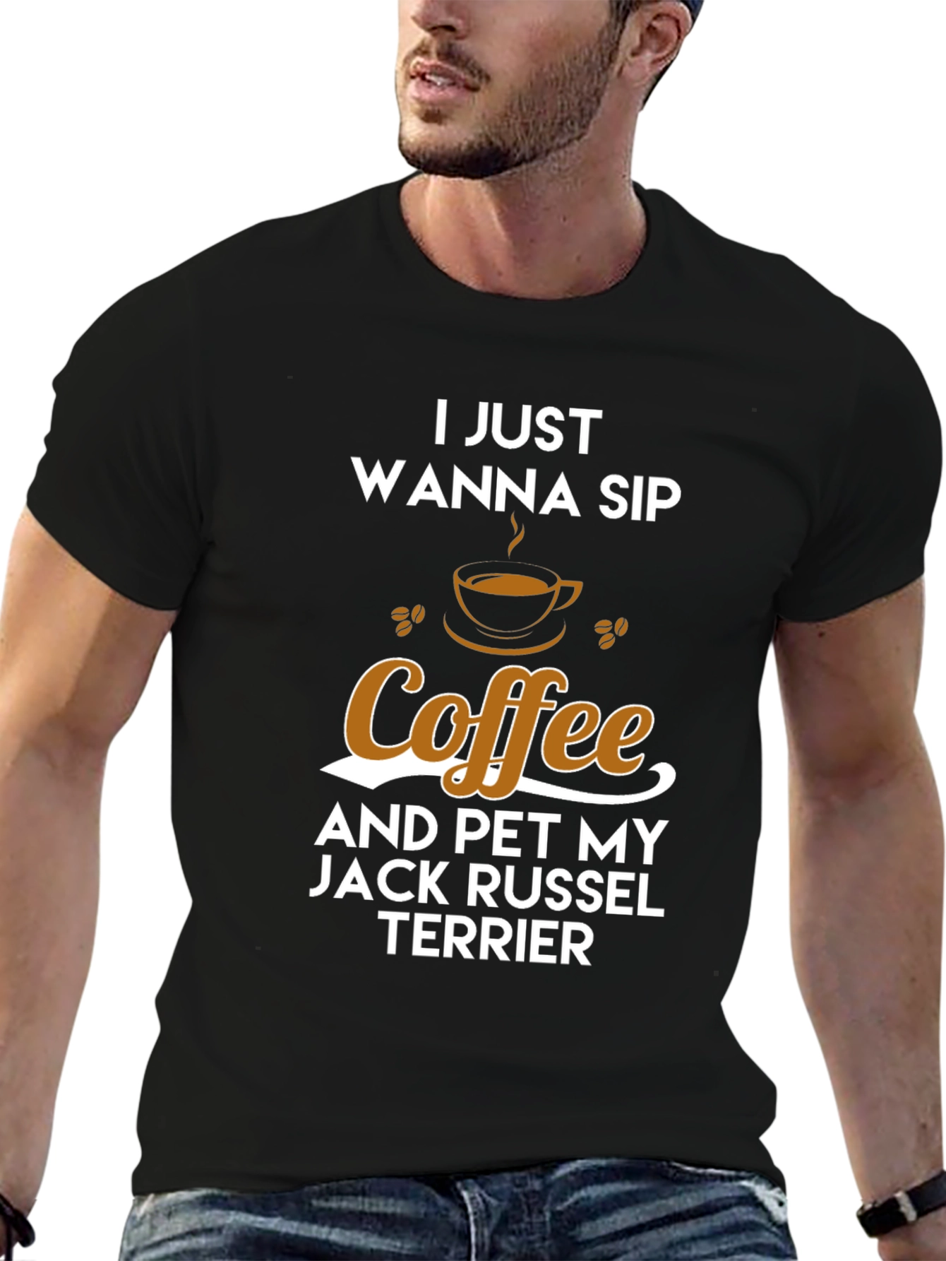 Coffee & Jack Russel Terrier T-Shirt