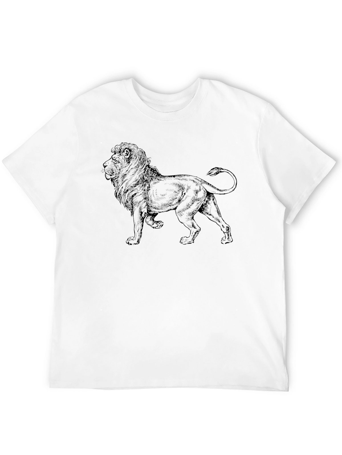 Lion Graphic T-Shirt - Classic Black