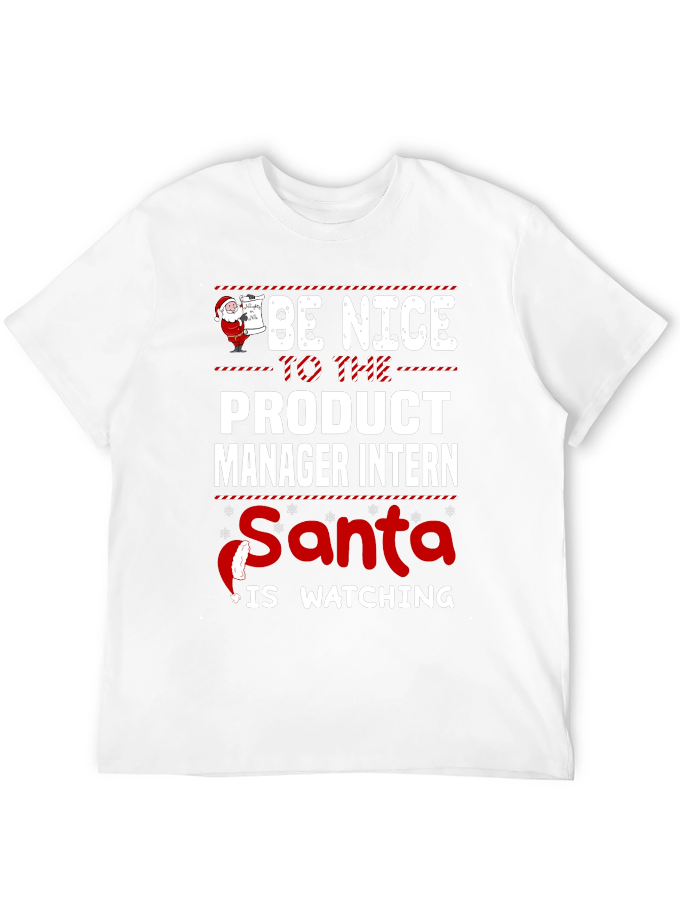 Product Manager Intern Santa Christmas T-Shirt