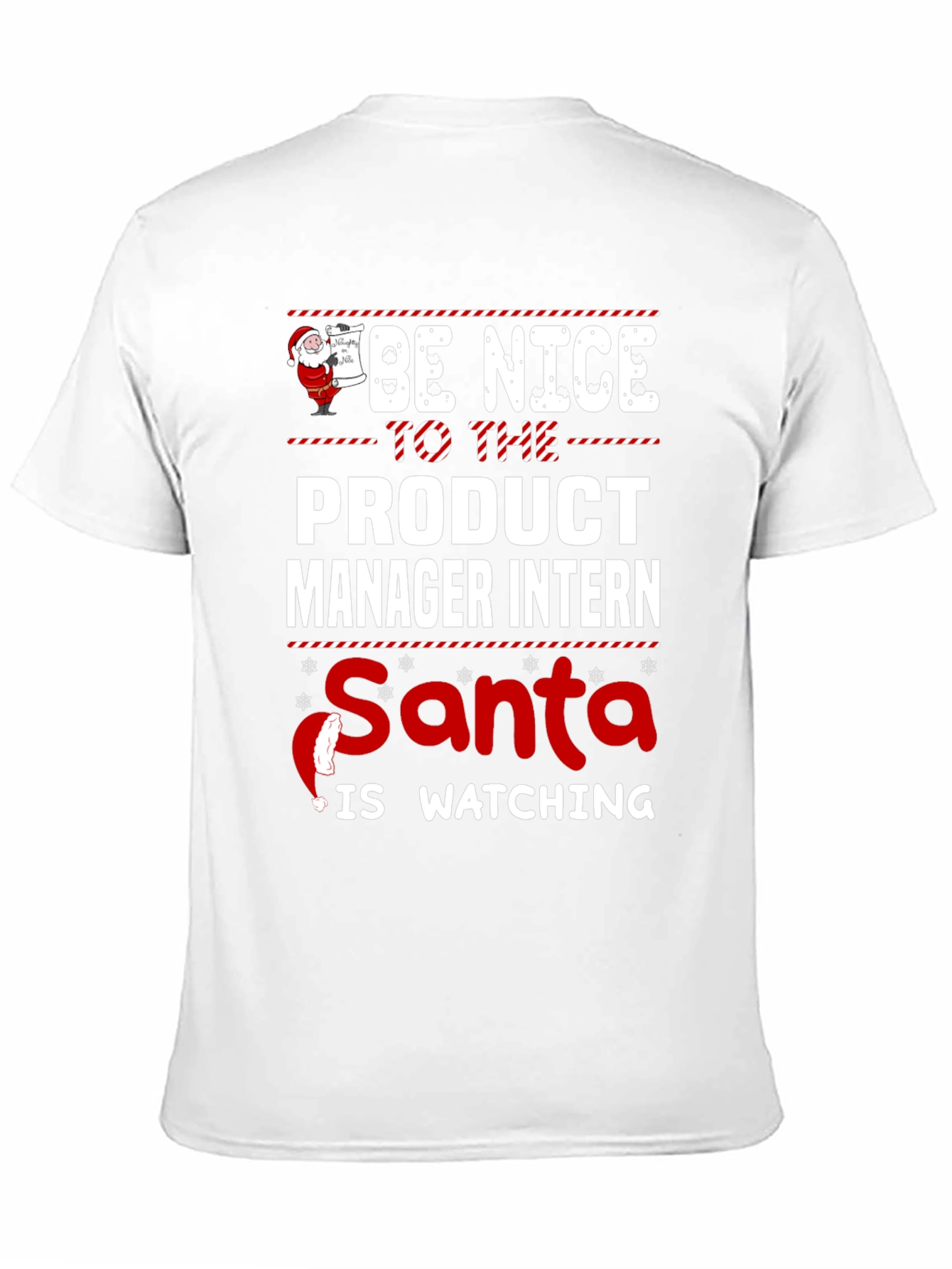 Product Manager Intern Santa Christmas T-Shirt