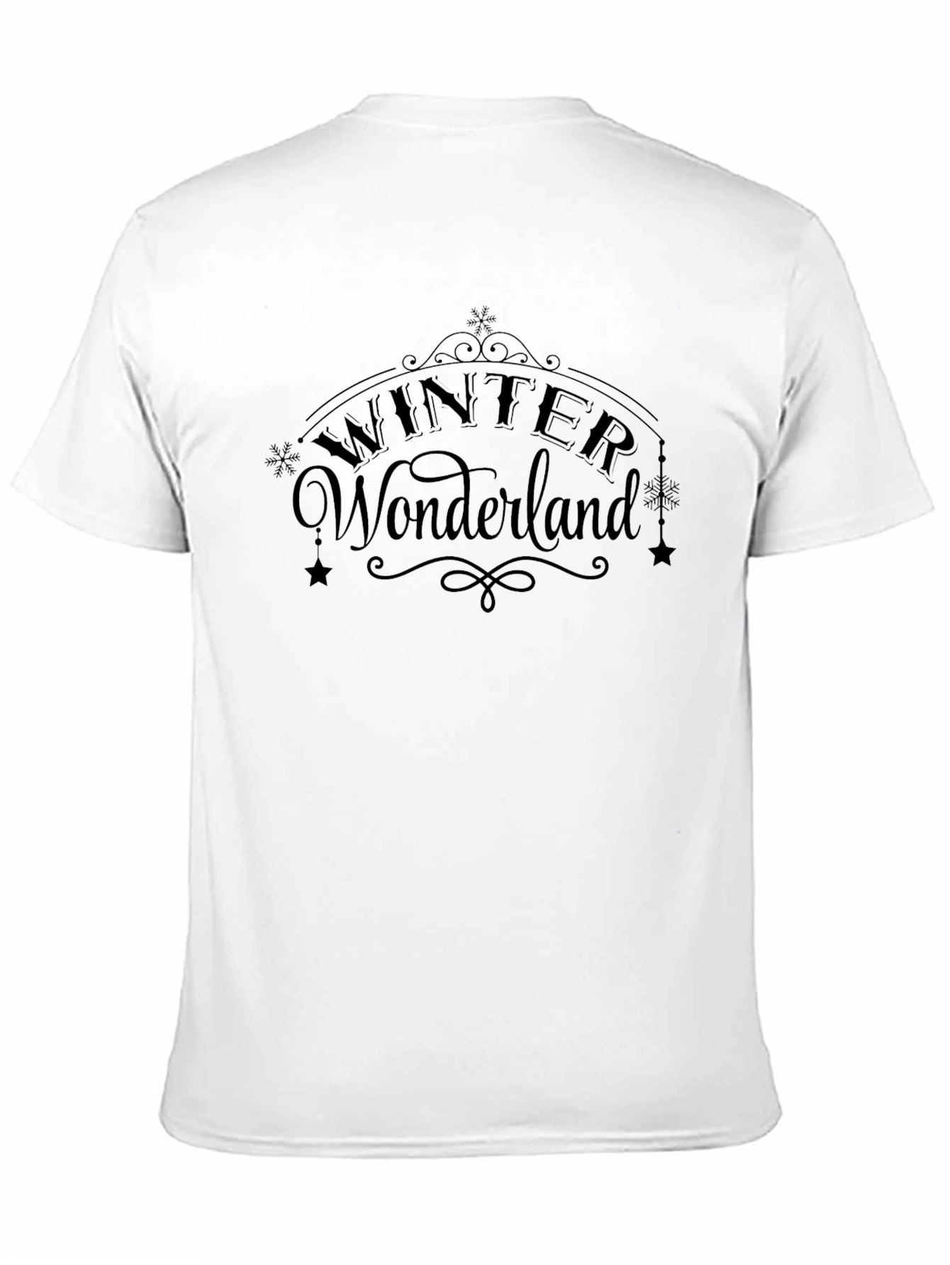 Winter Wonderland Black Graphic Tee