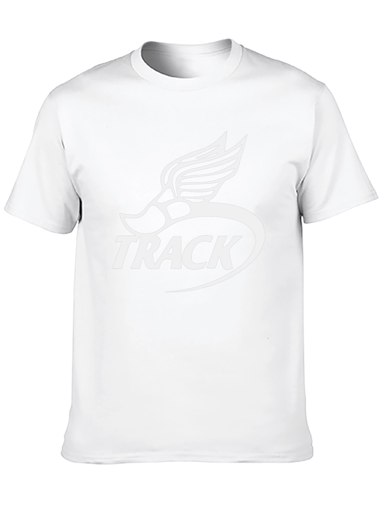 Track Shoe Winged Logo Black T-Shirt