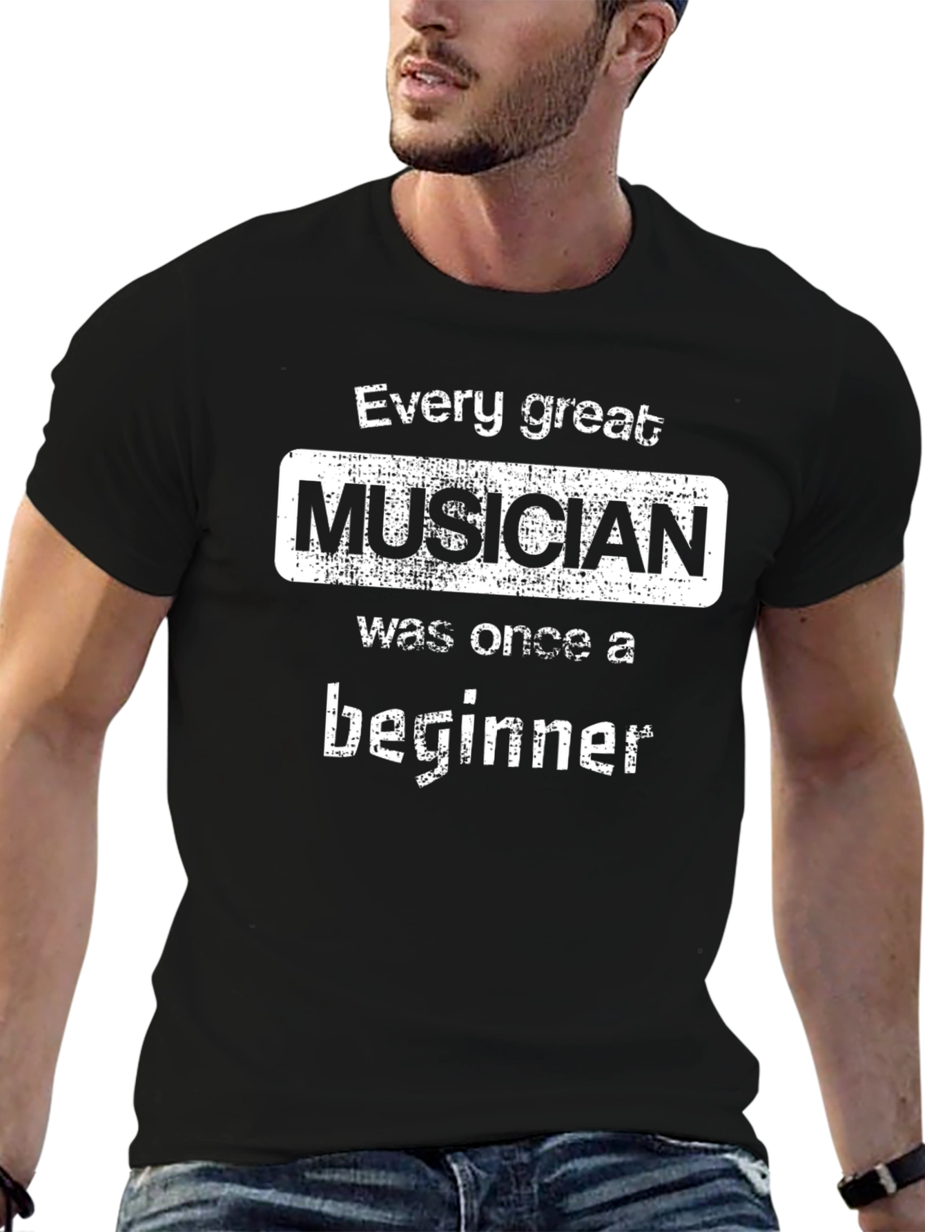 Every Great Musician Black Graphic T-Shirt