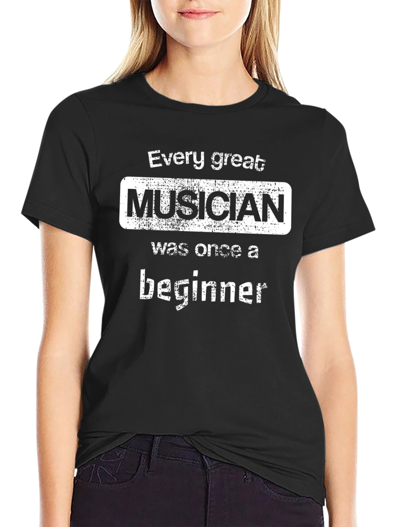 Every Great Musician Black Graphic T-Shirt