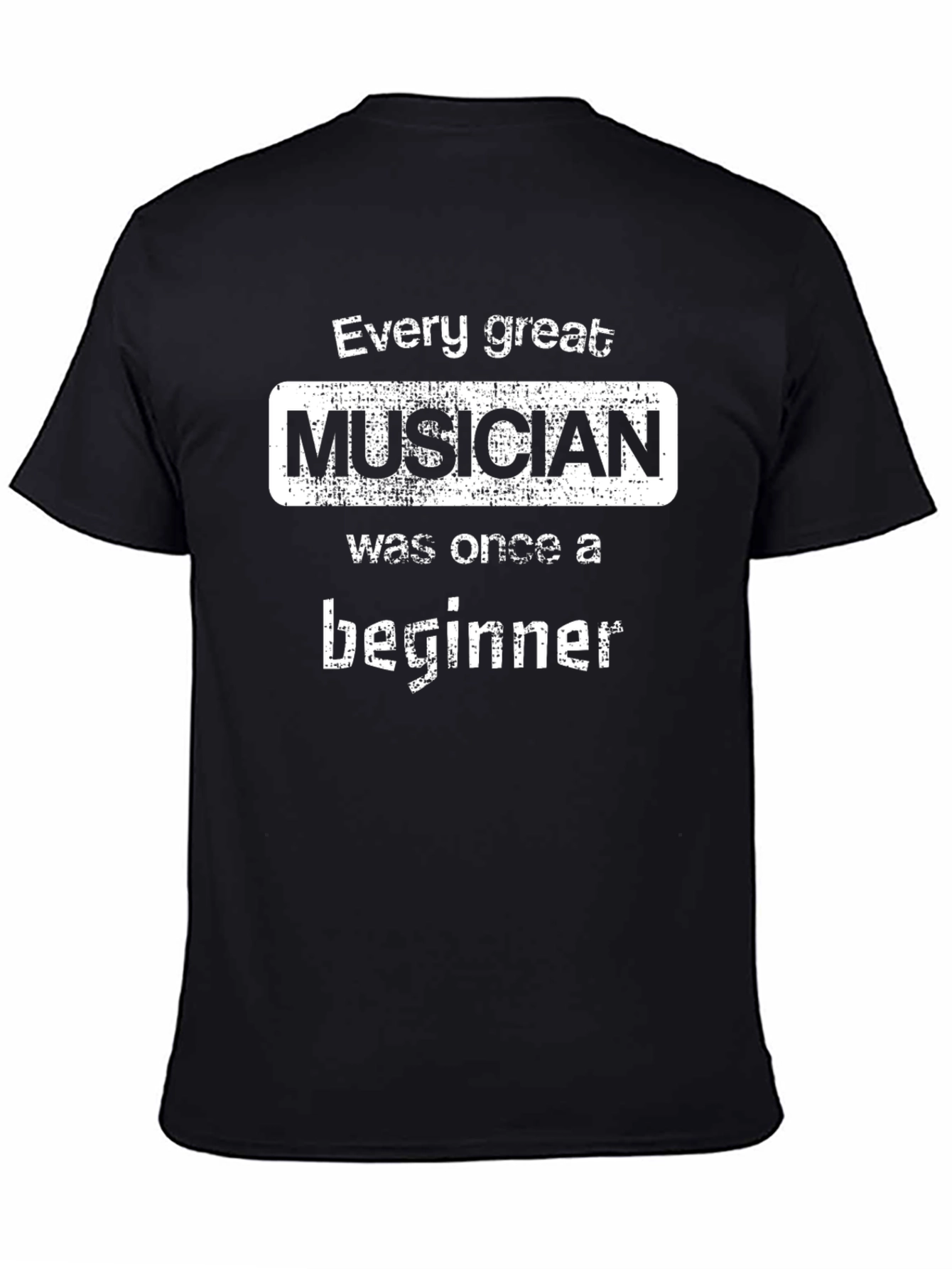 Every Great Musician Black Graphic T-Shirt