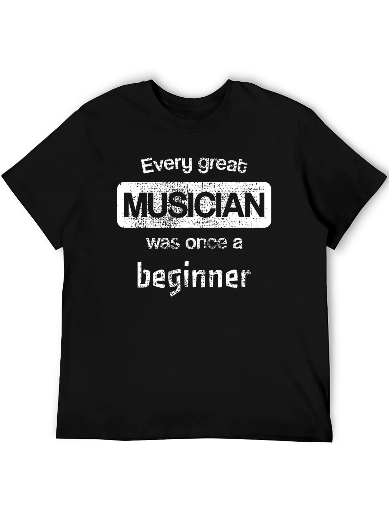 Every Great Musician Black Graphic T-Shirt