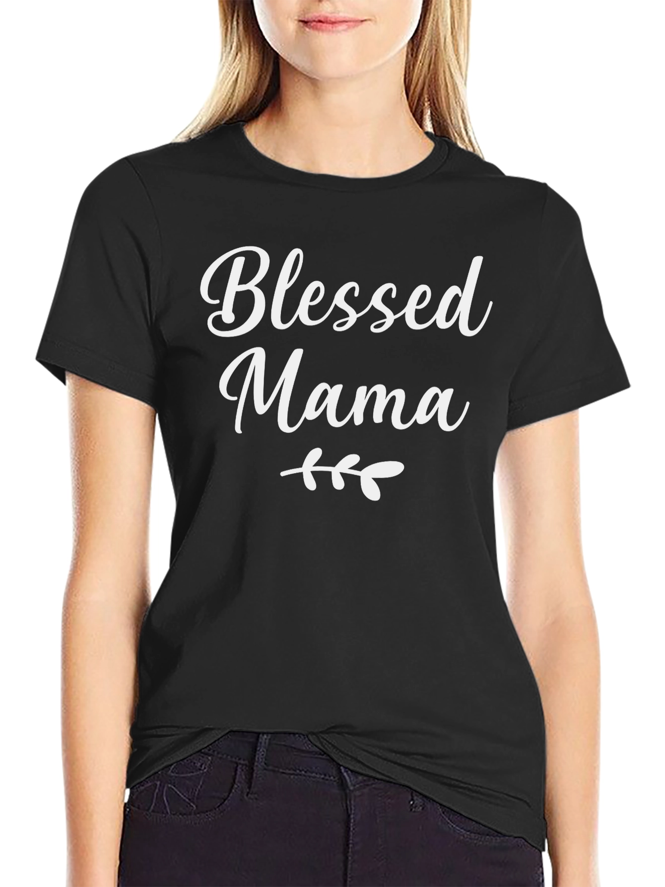 Blessed Mama T-Shirt - Stylish Womens Tee