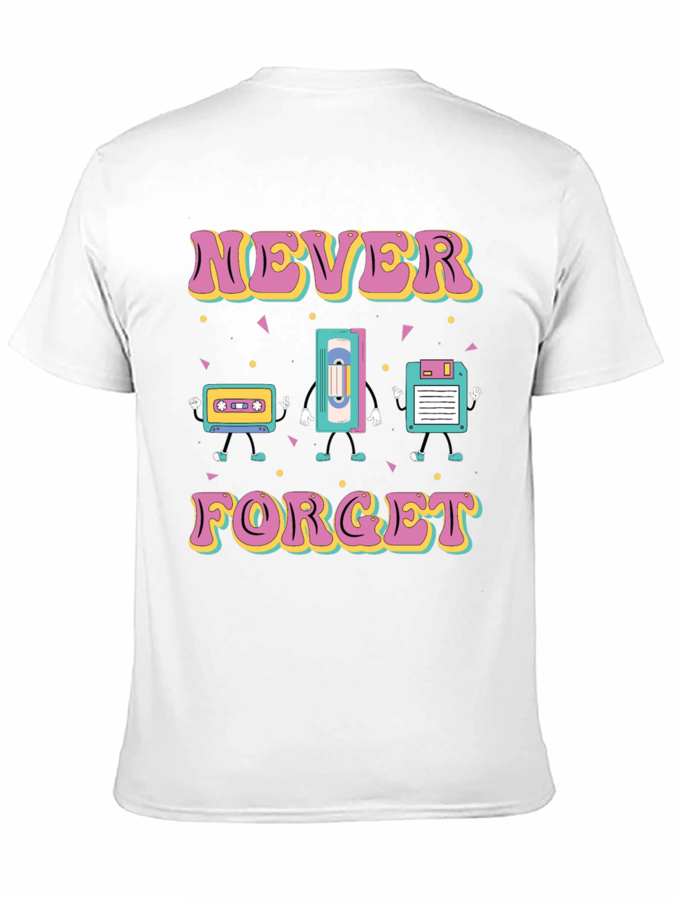 Retro Tech T-Shirt: Never Forget Nostalgia