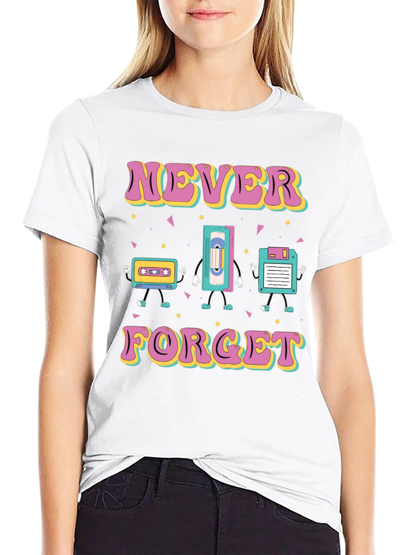 Retro Tech T-Shirt: Never Forget Nostalgia