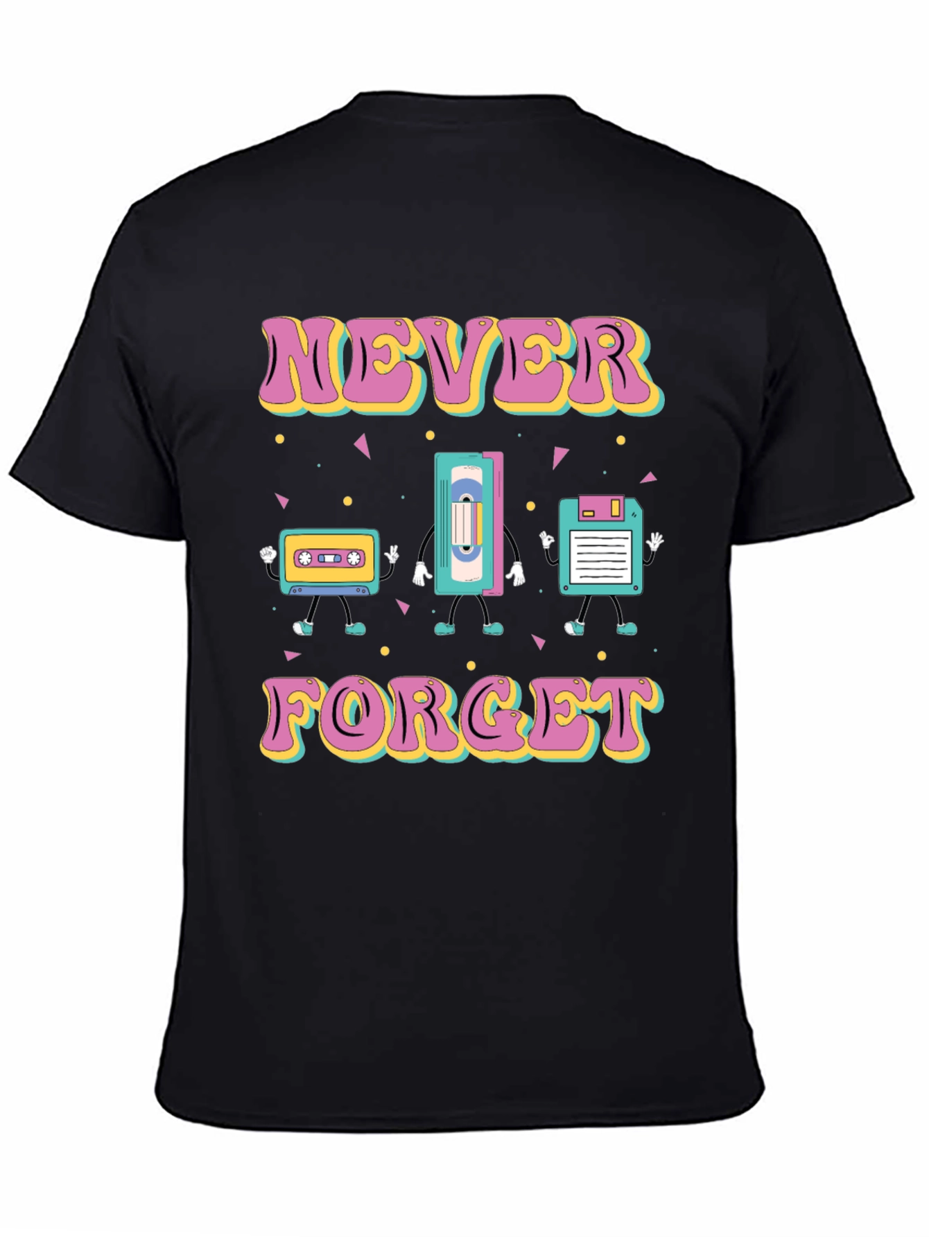 Retro Tech T-Shirt: Never Forget Nostalgia