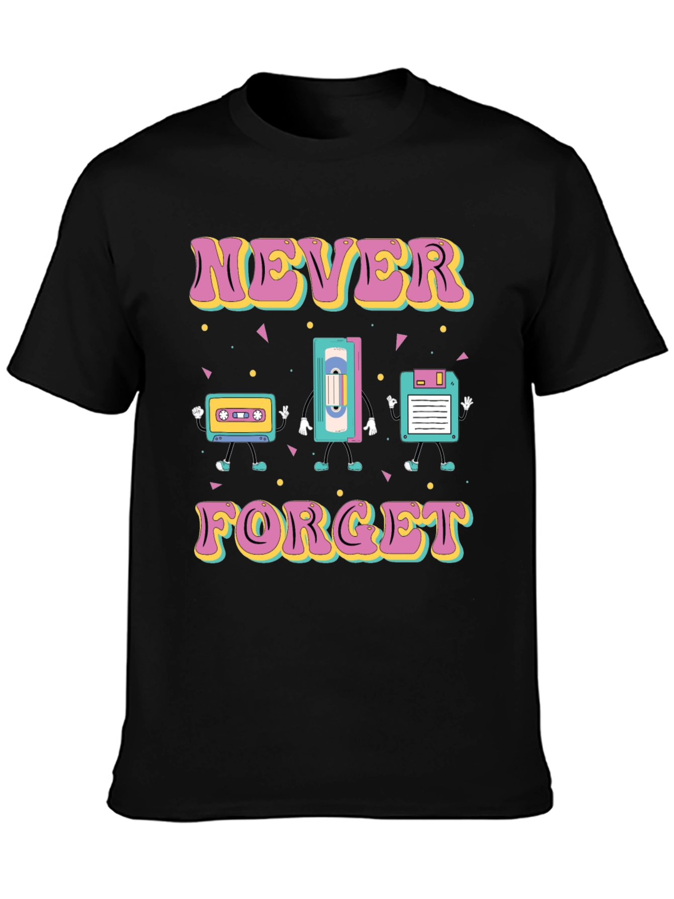 Retro Tech T-Shirt: Never Forget Nostalgia