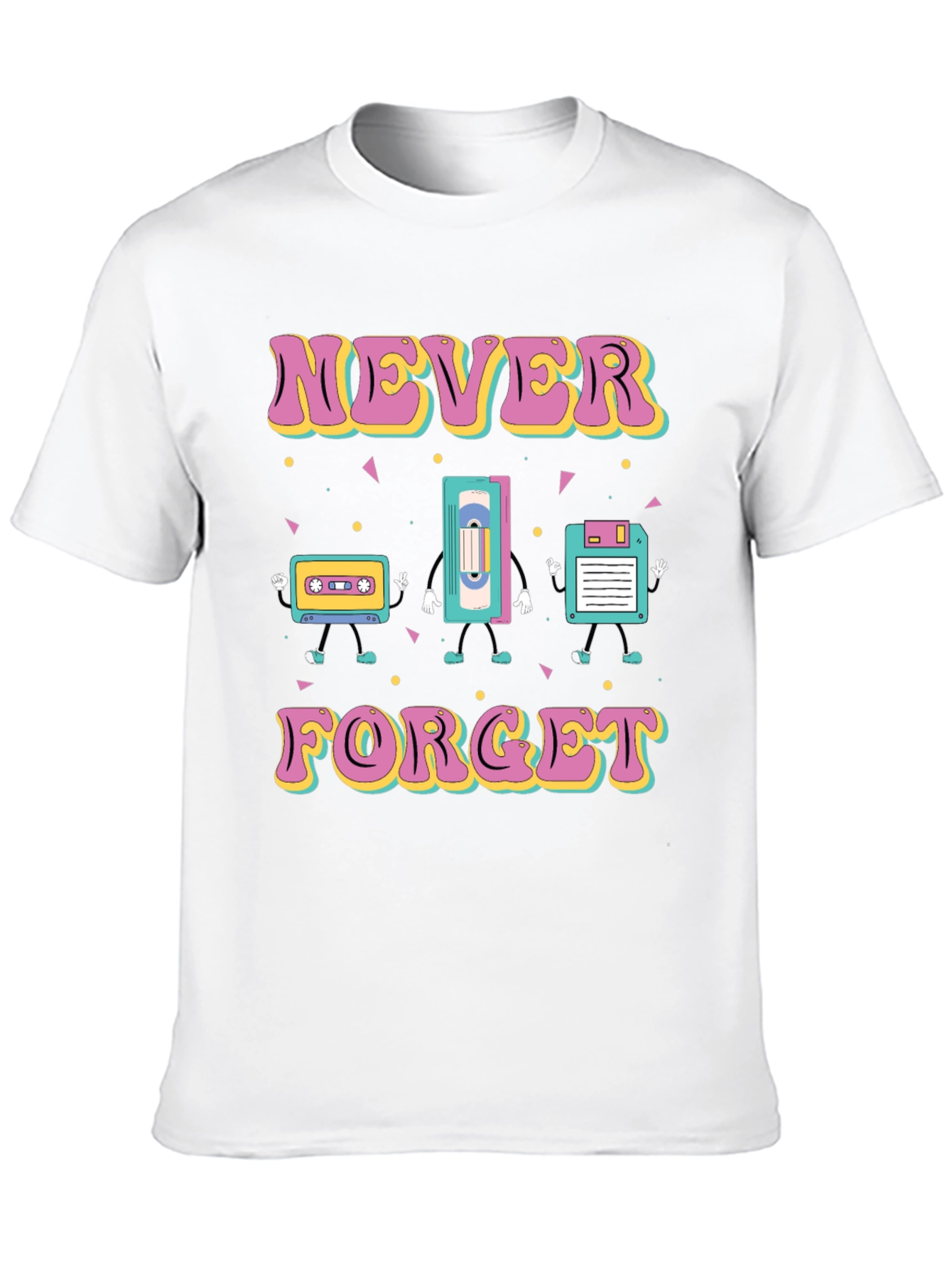 Retro Tech T-Shirt: Never Forget Nostalgia