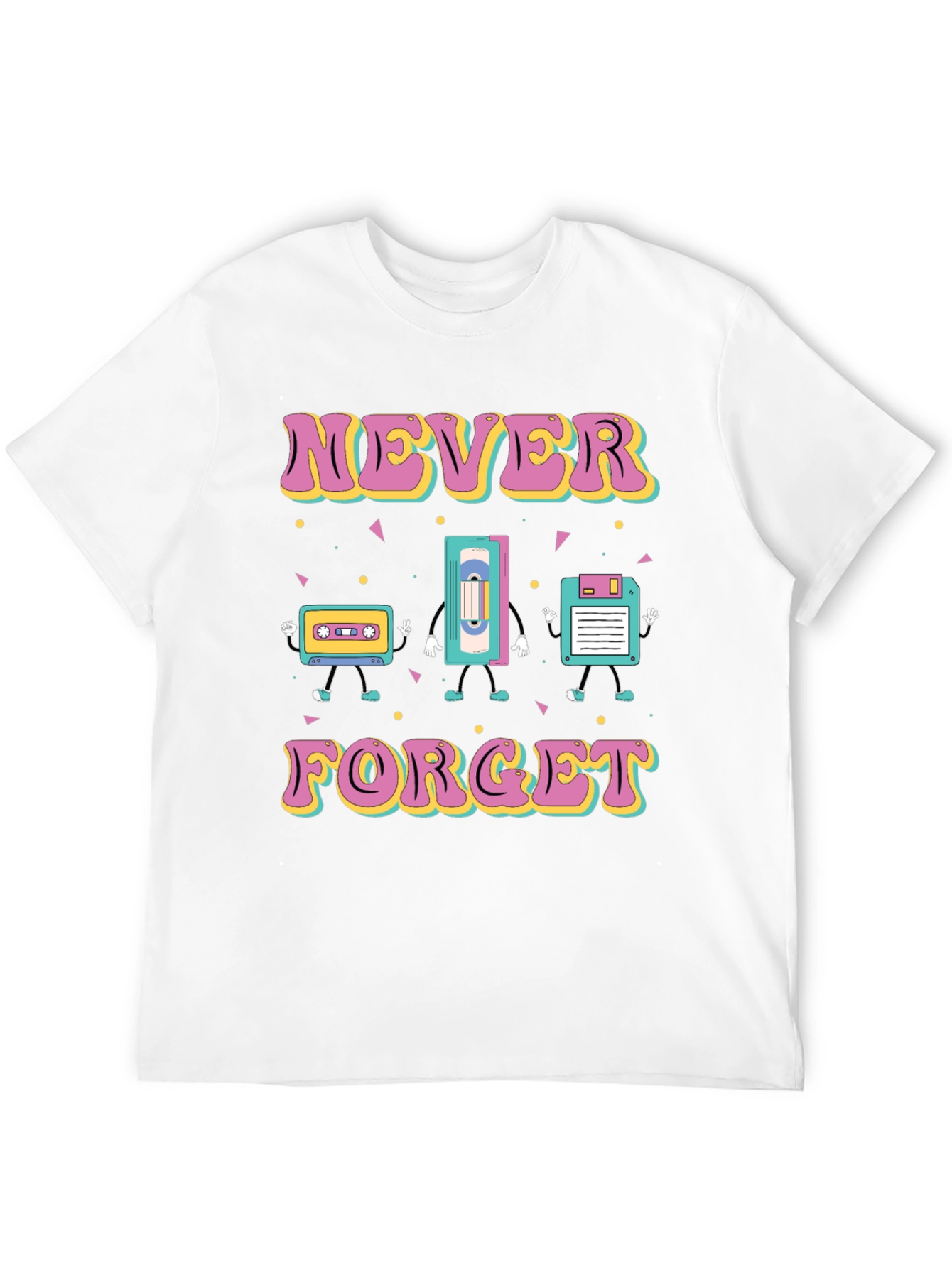 Retro Tech T-Shirt: Never Forget Nostalgia
