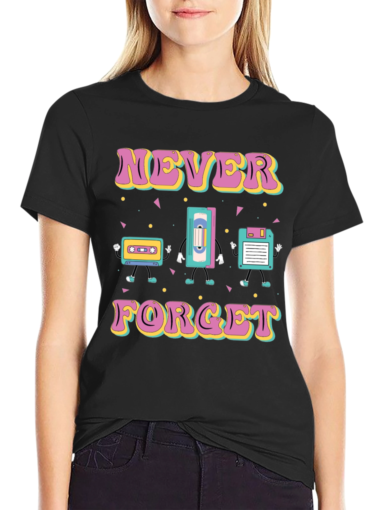 Retro Tech T-Shirt: Never Forget Nostalgia