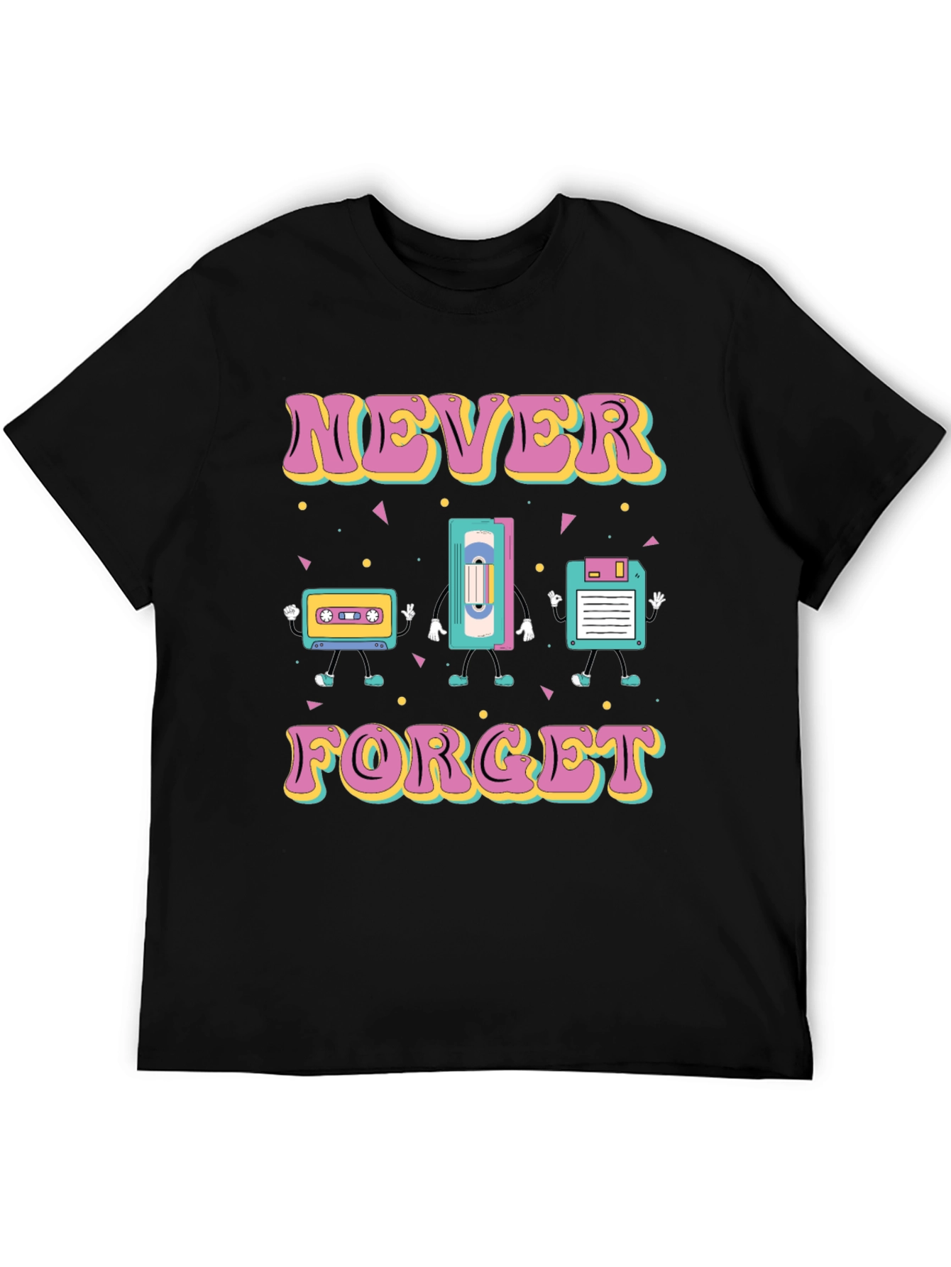 Retro Tech T-Shirt: Never Forget Nostalgia
