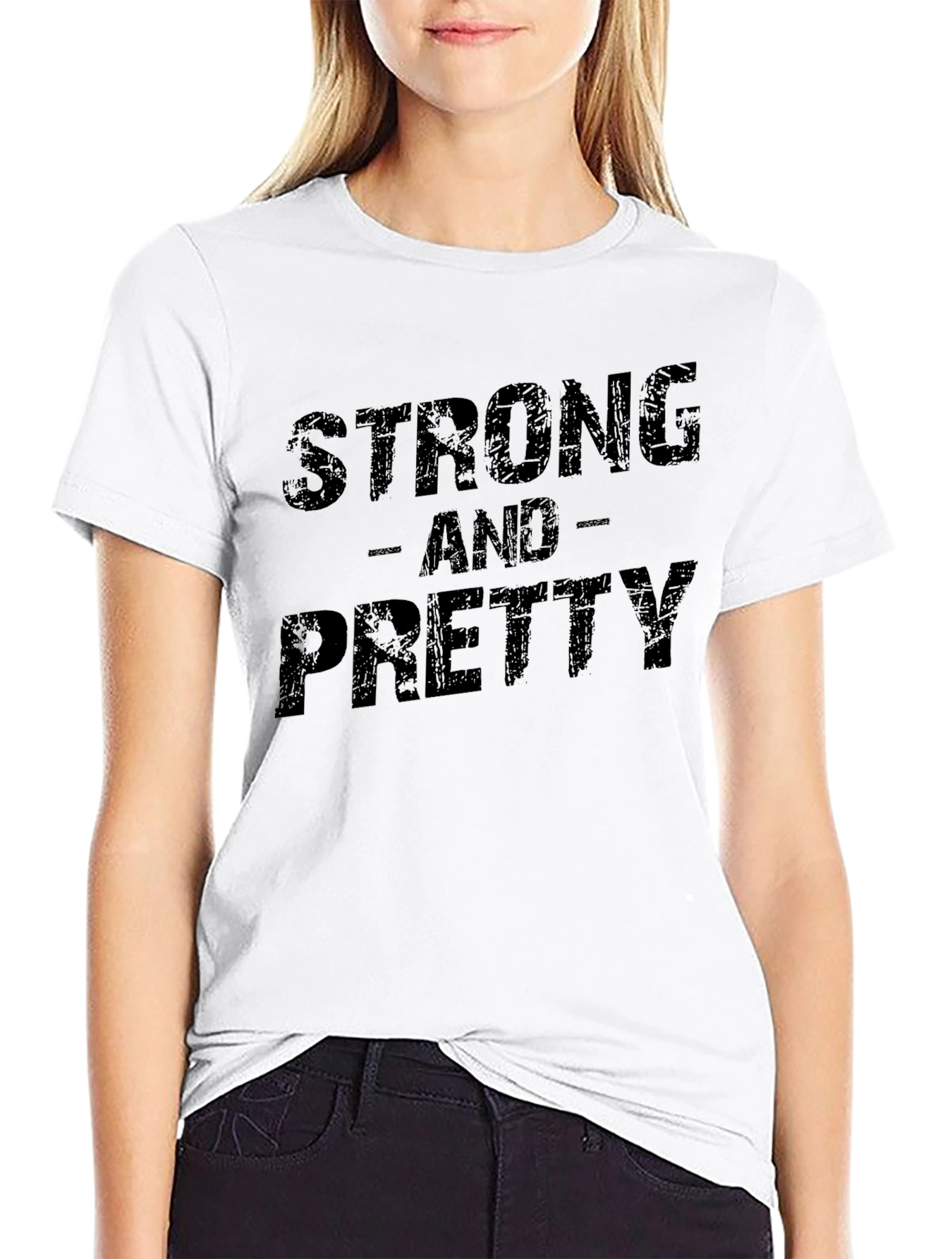 Strong and Pretty Graphic T-Shirt