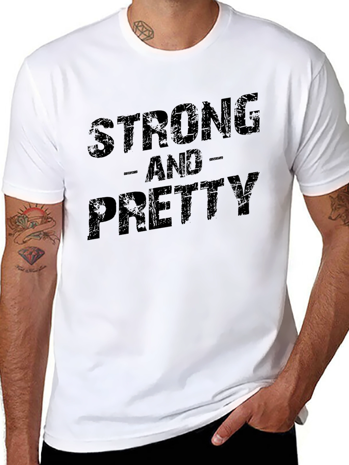 Strong and Pretty Graphic T-Shirt