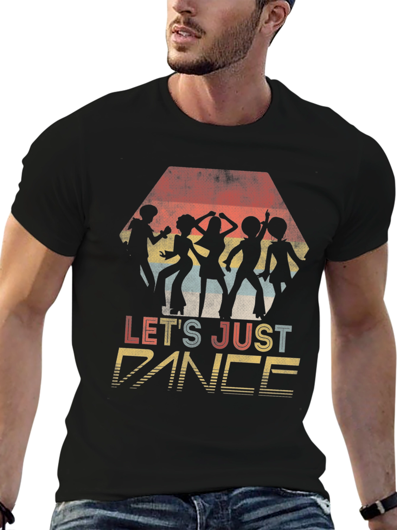 Lets Just Dance Retro Graphic Tee