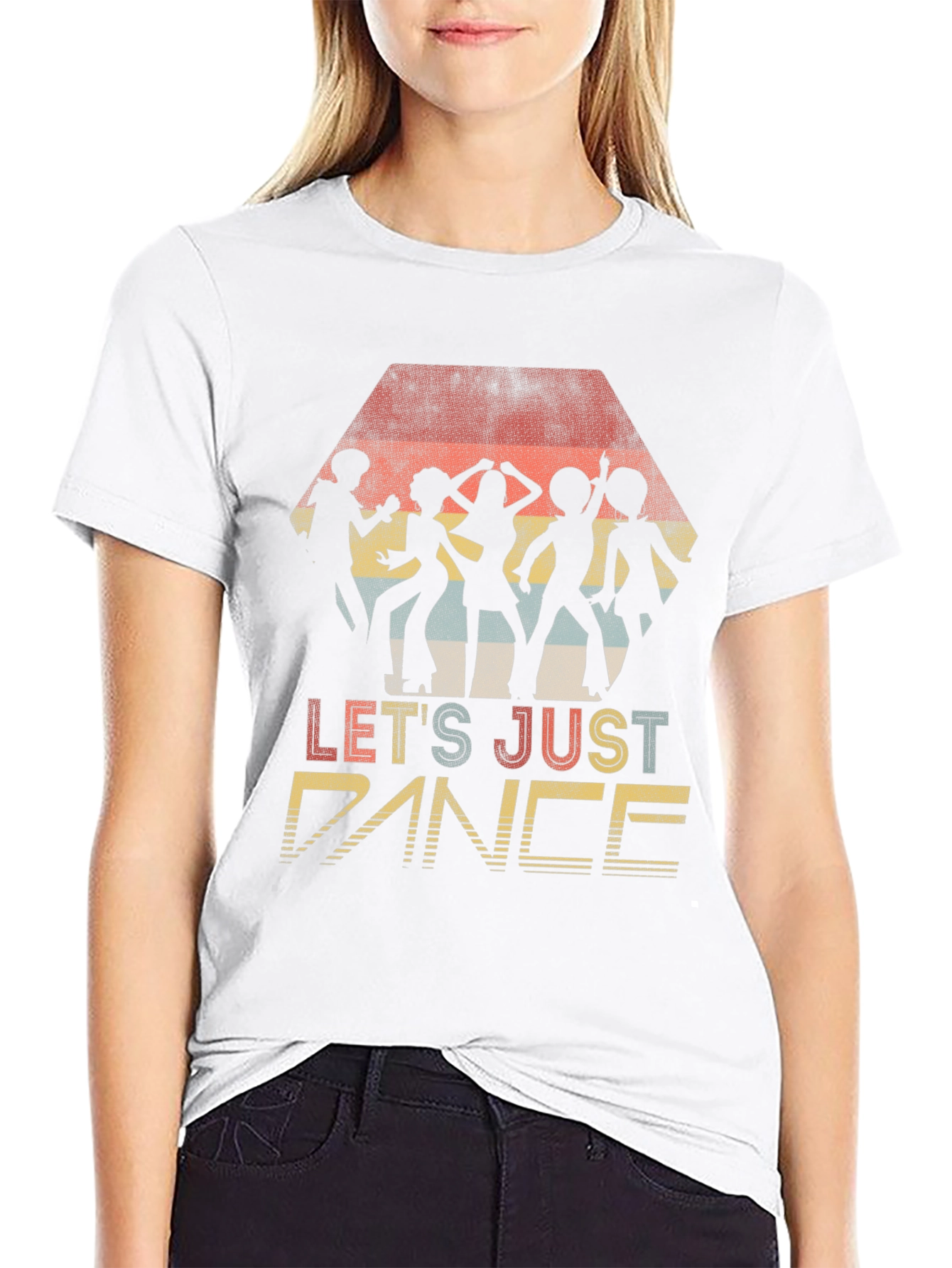 Lets Just Dance Retro Graphic Tee