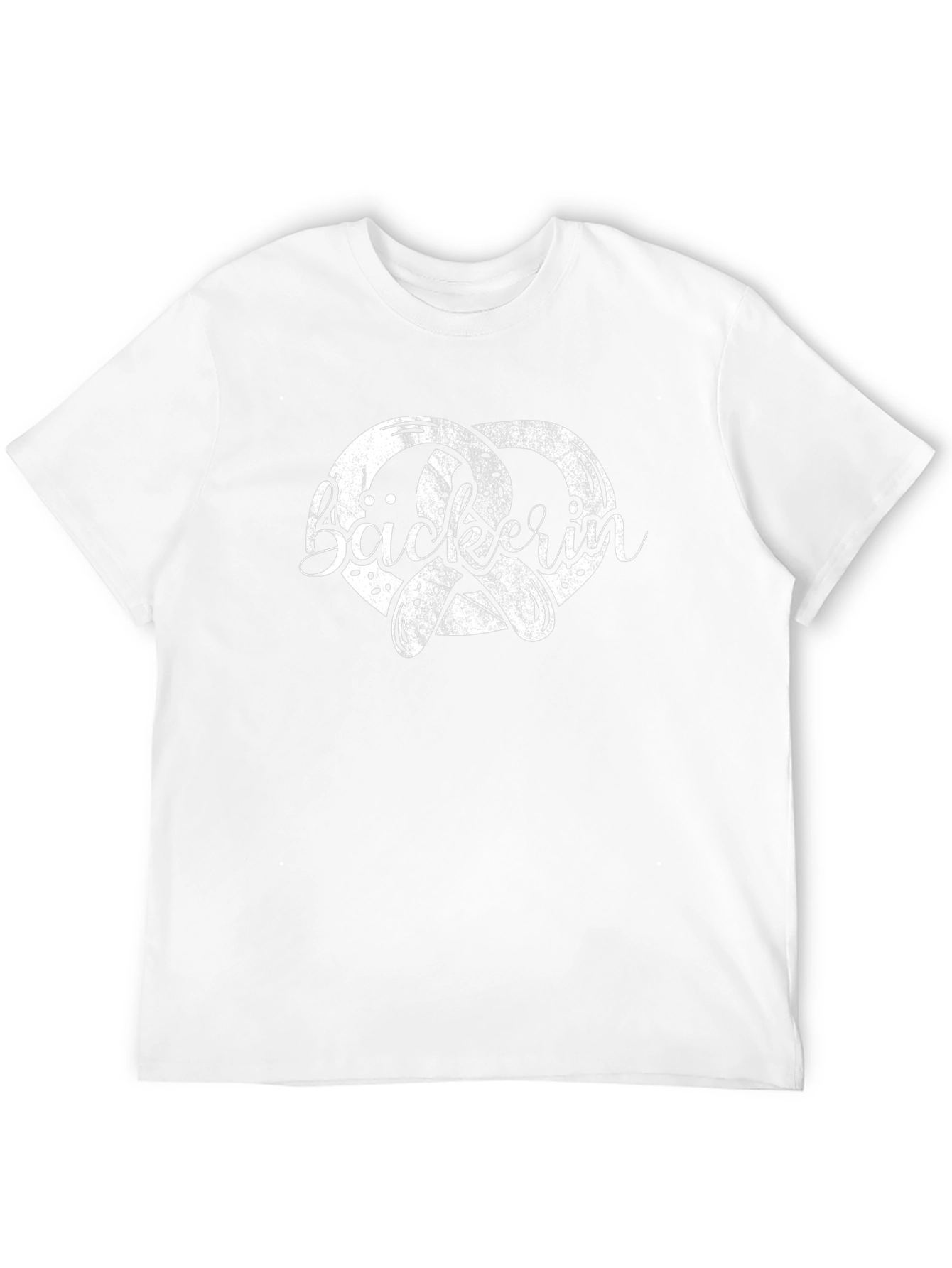 Bäckerin Pretzel Black T-Shirt - Baker Woman Tee