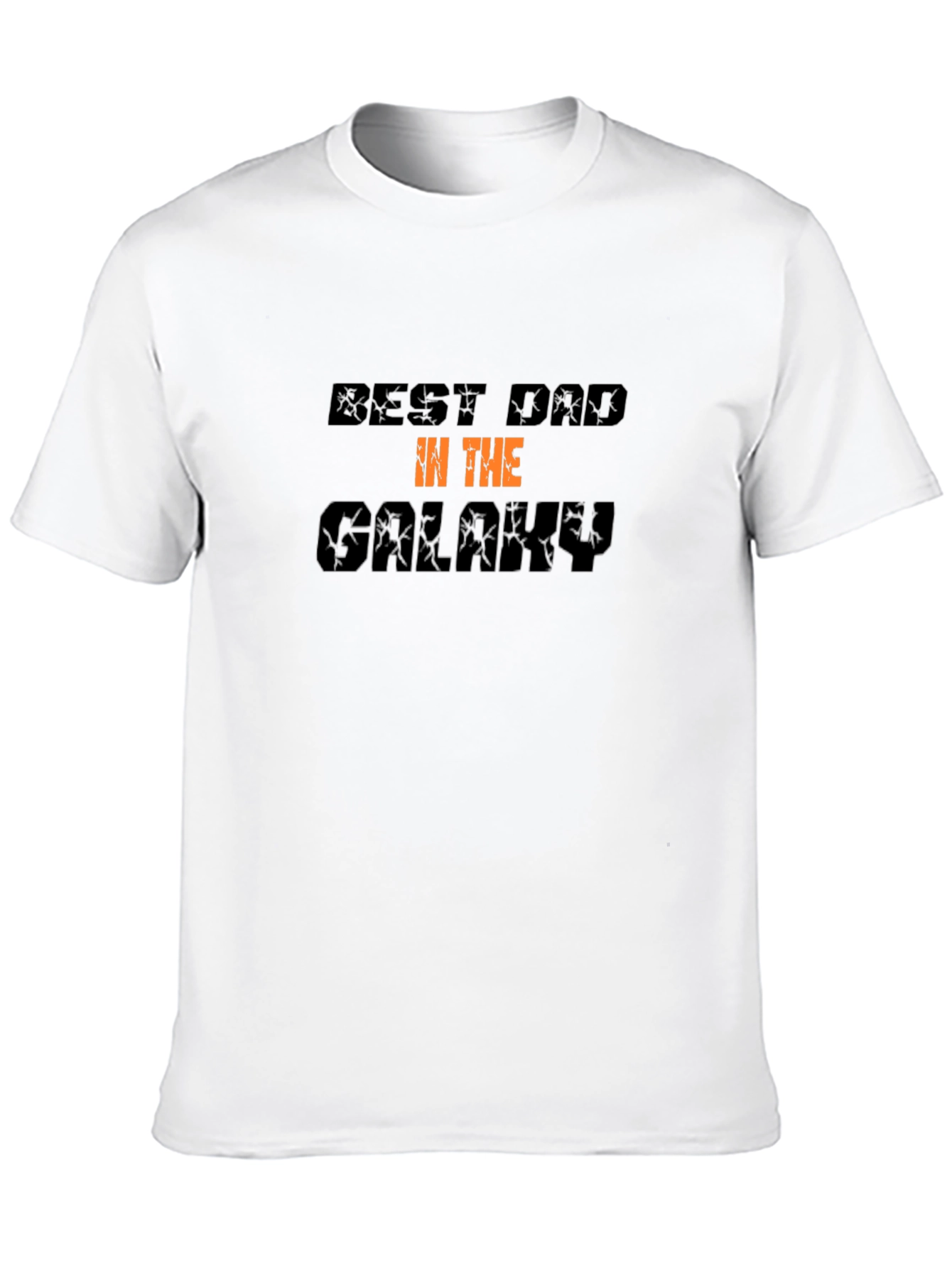 Best Dad in the Galaxy Graphic Tee - Black