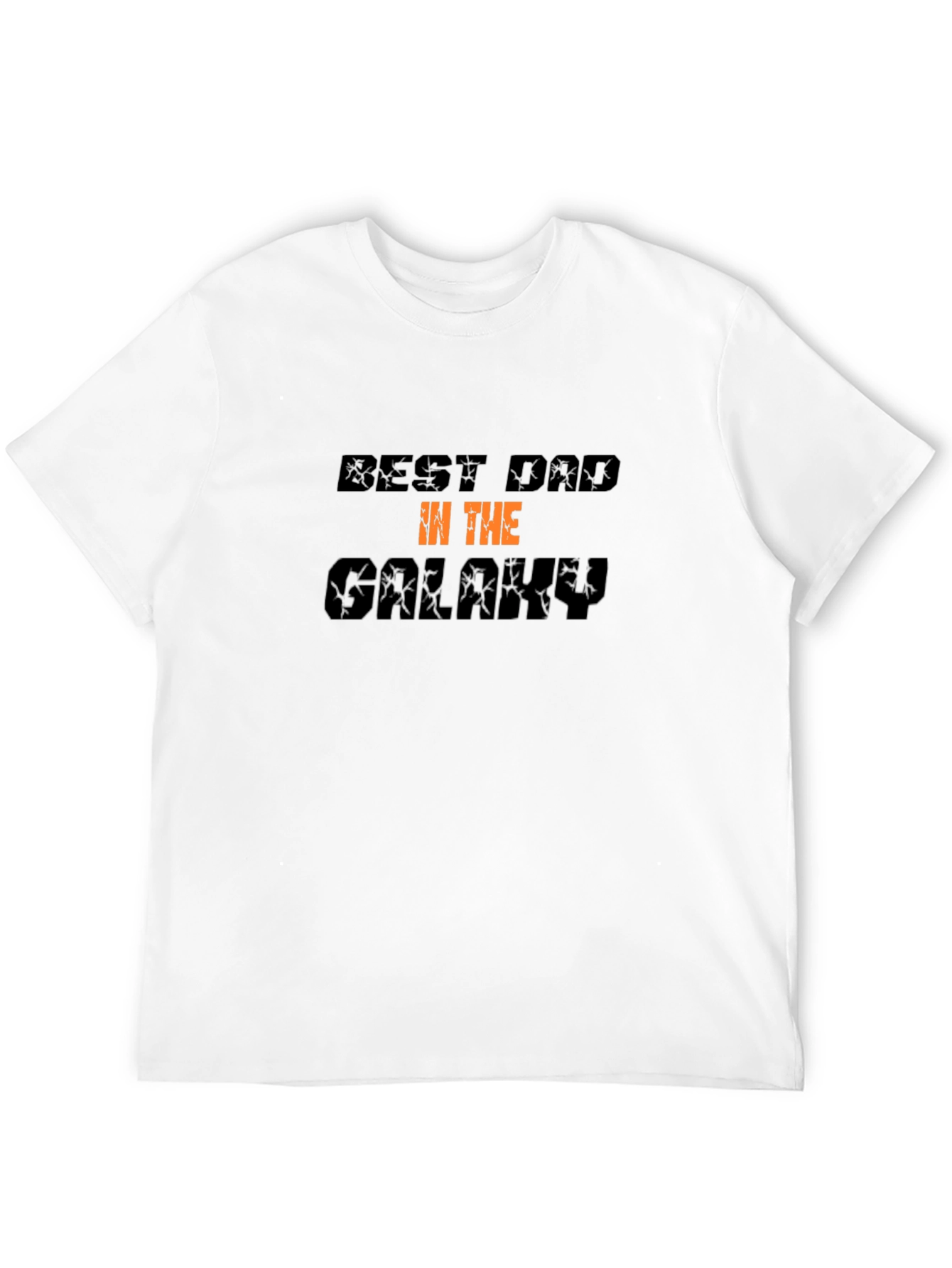 Best Dad in the Galaxy Graphic Tee - Black