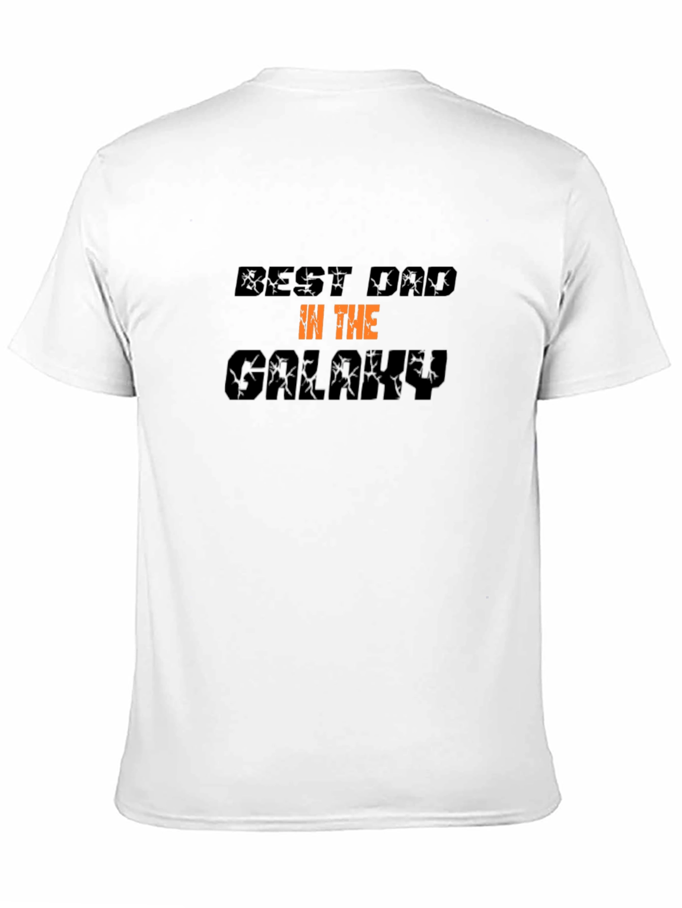 Best Dad in the Galaxy Graphic Tee - Black