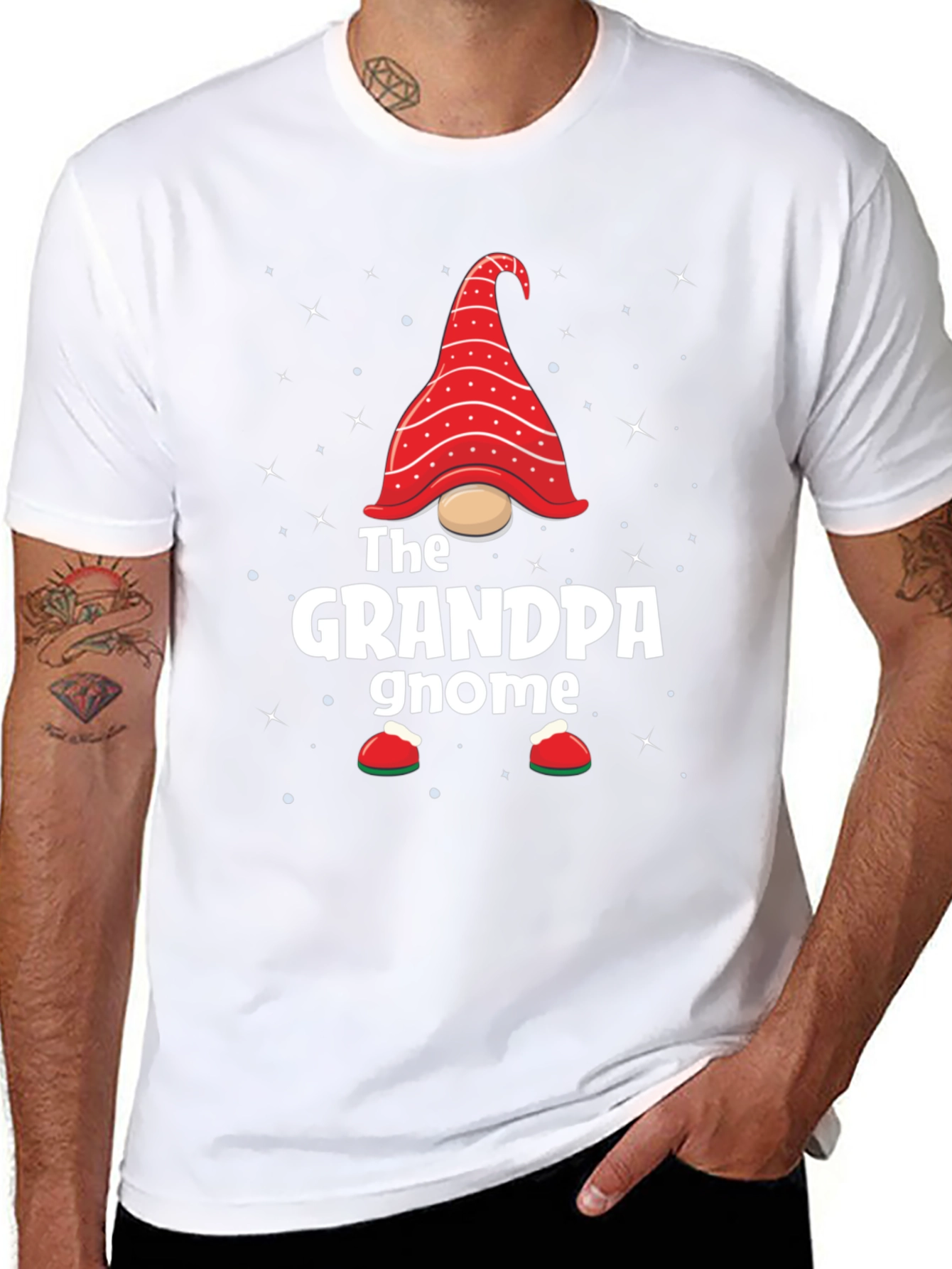 Grandpa Gnome T-Shirt - Funny Christmas Tee