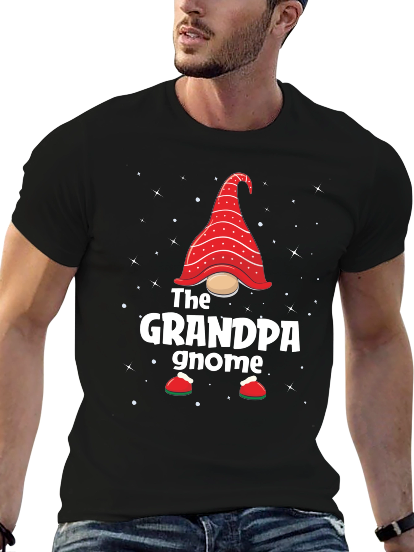 Grandpa Gnome T-Shirt - Funny Christmas Tee