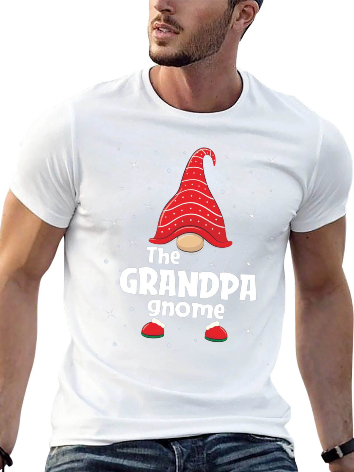 Grandpa Gnome T-Shirt - Funny Christmas Tee