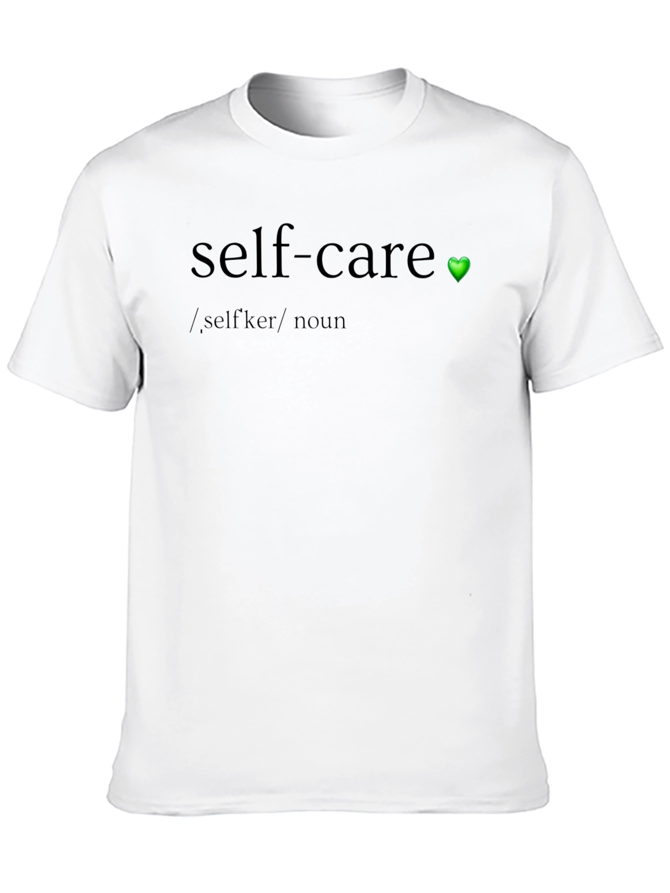 Self-Care Definition Black T-Shirt