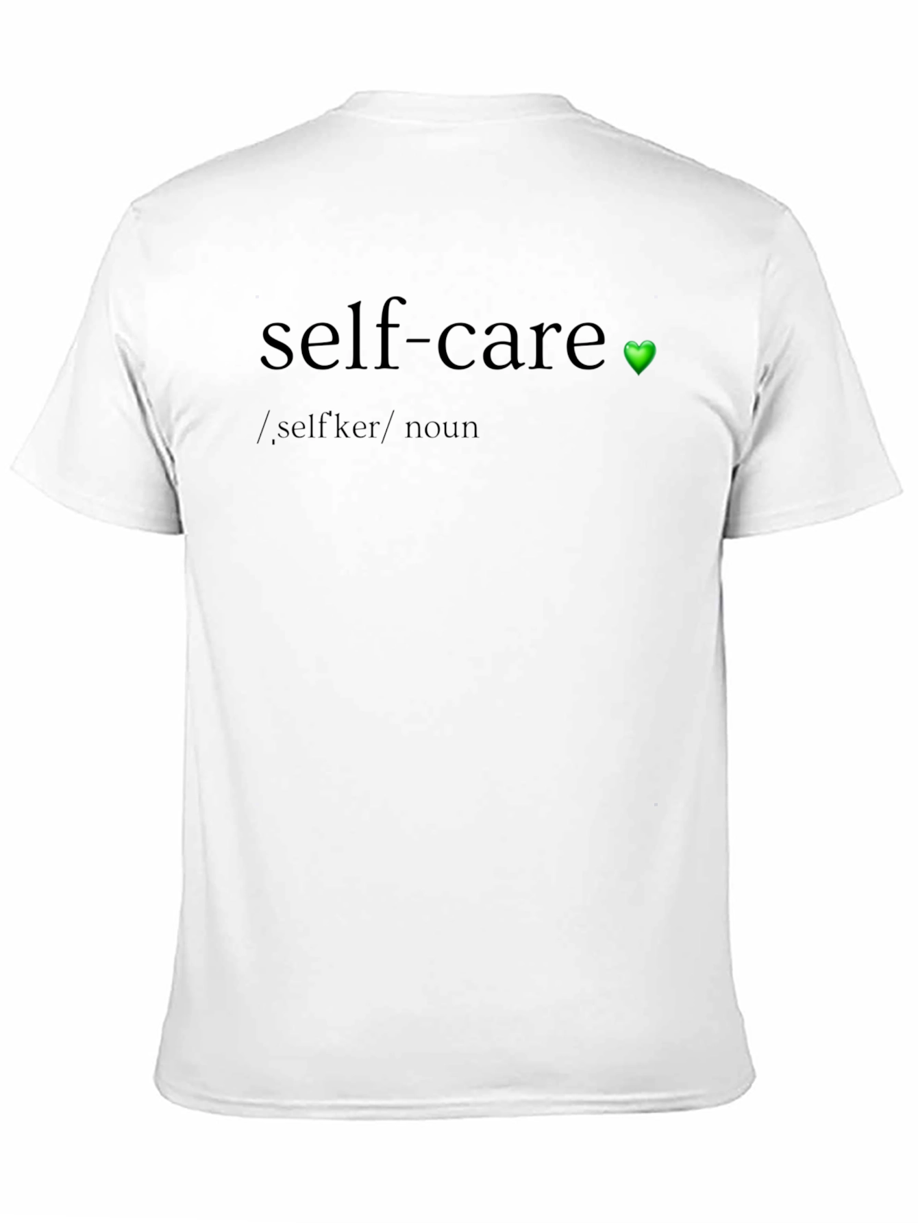 Self-Care Definition Black T-Shirt