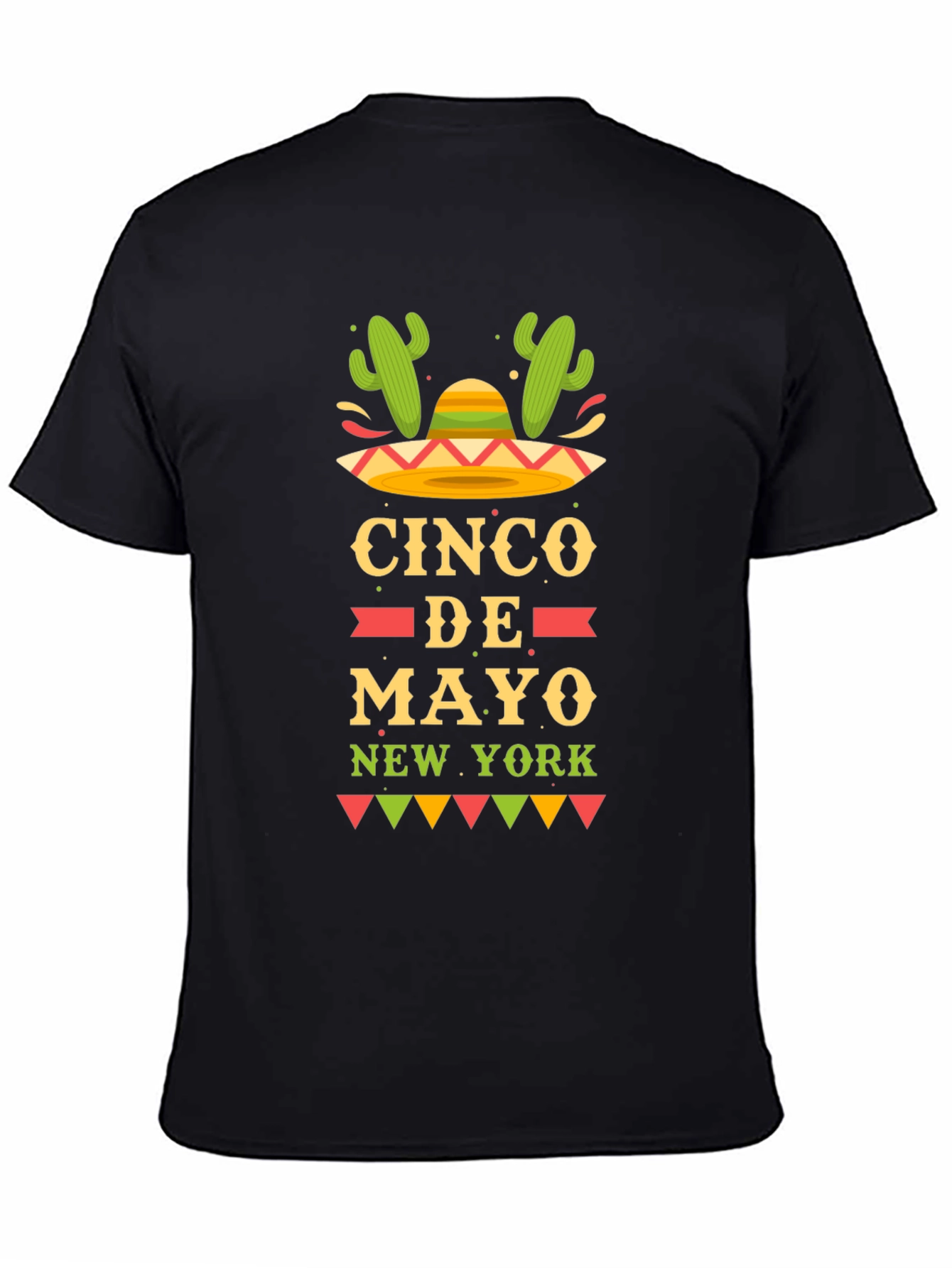 Cinco de Mayo New York Black Graphic T-Shirt