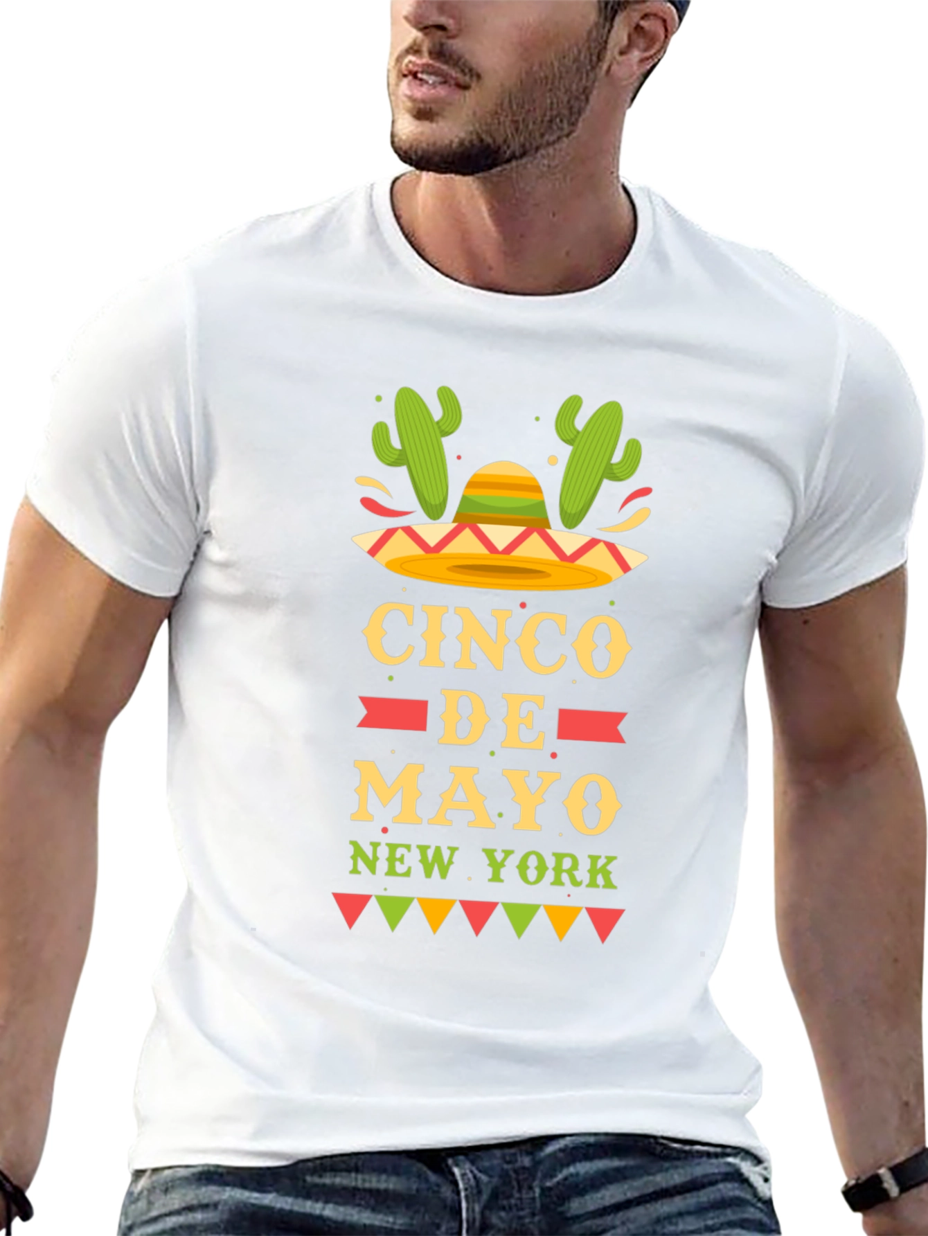 Cinco de Mayo New York Black Graphic T-Shirt