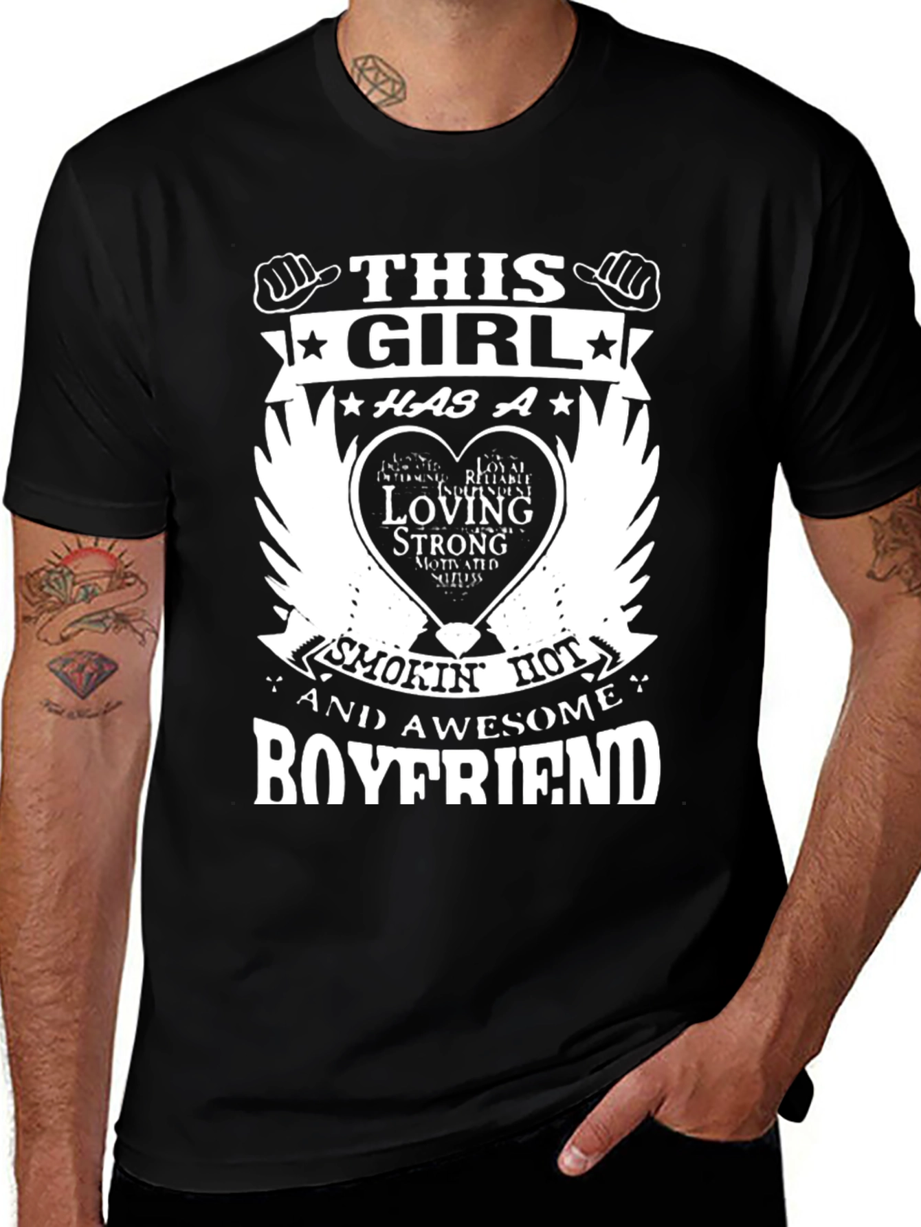 Funny Boyfriend Graphic T-Shirt