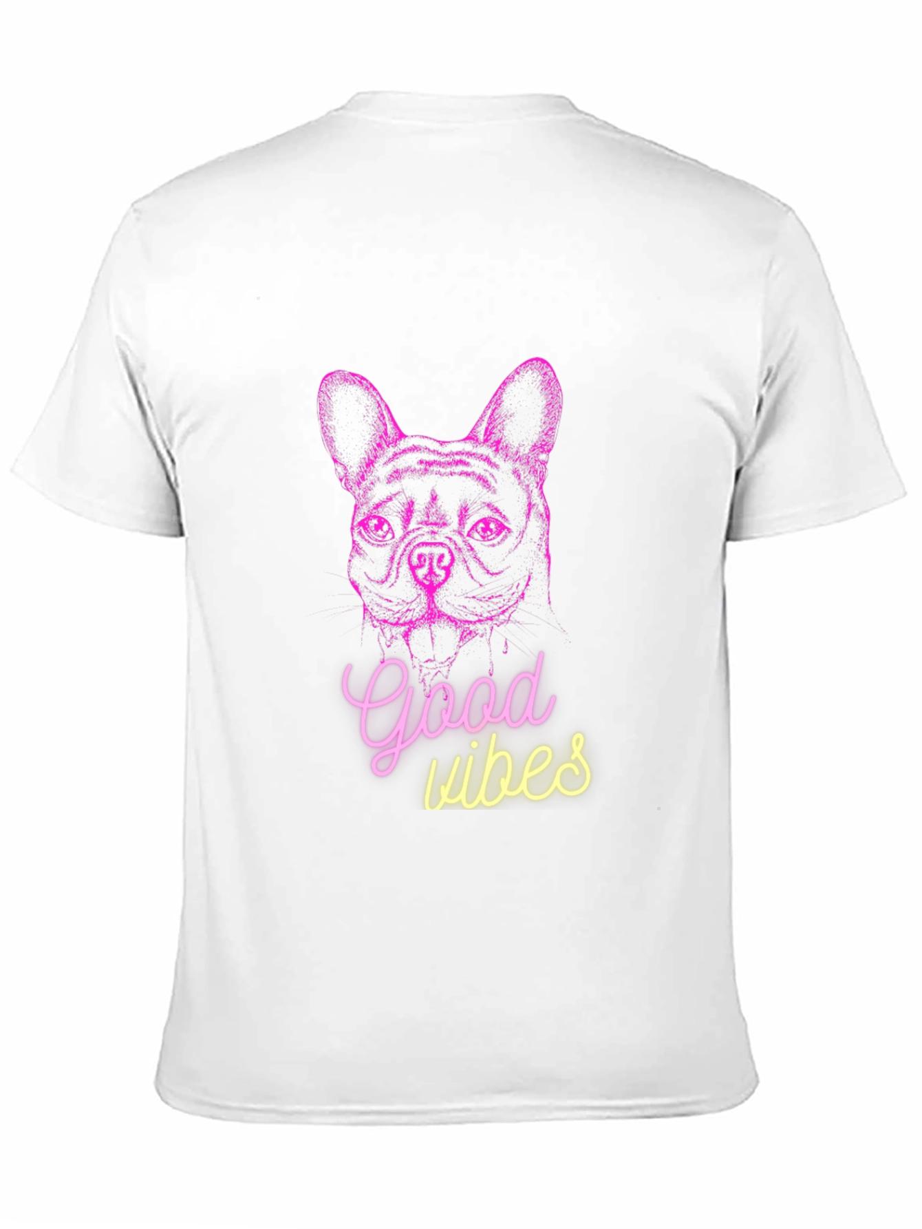 Good Vibes Dog Graphic T-Shirt