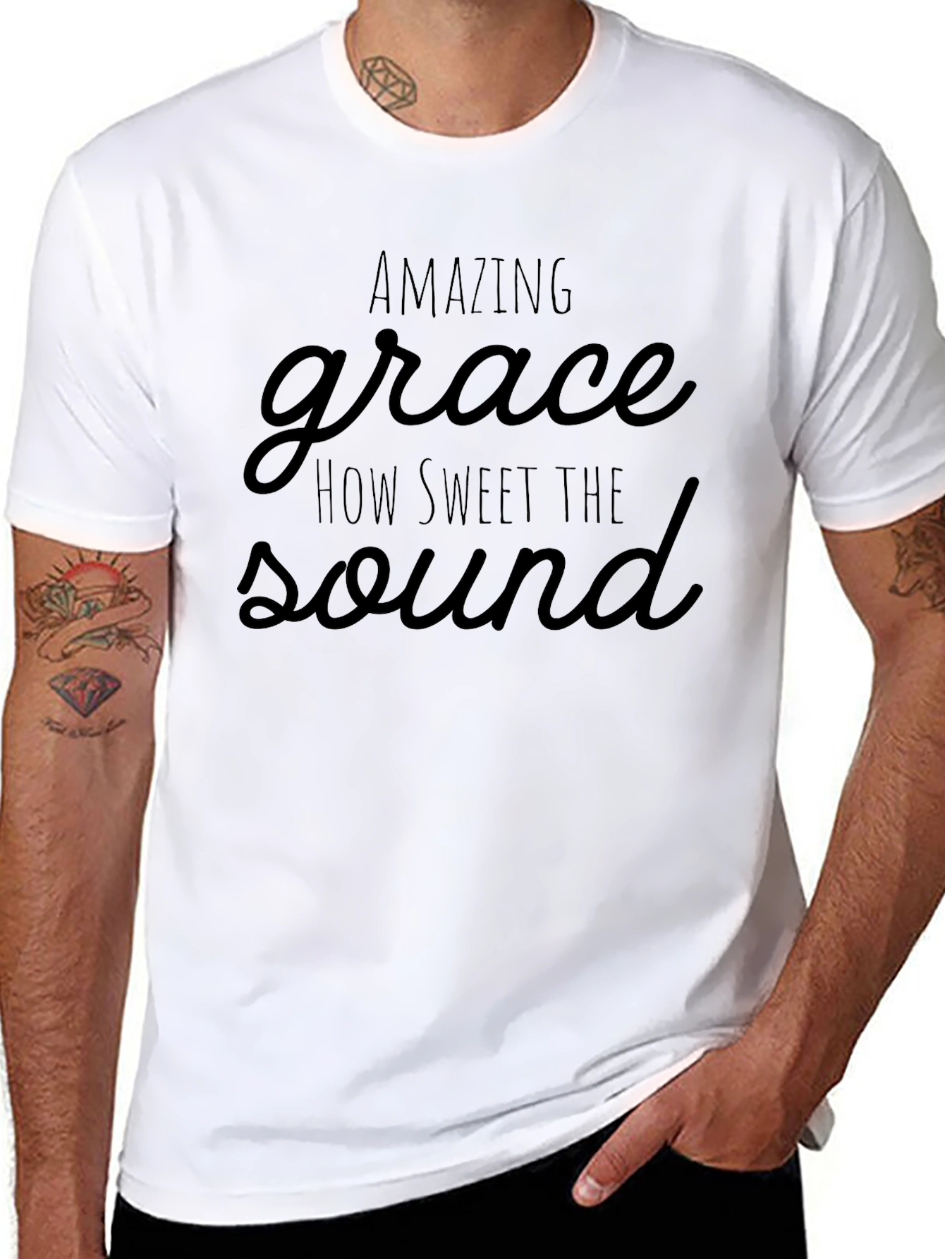 Amazing Grace Graphic T-Shirt - Soft Cotton Blend